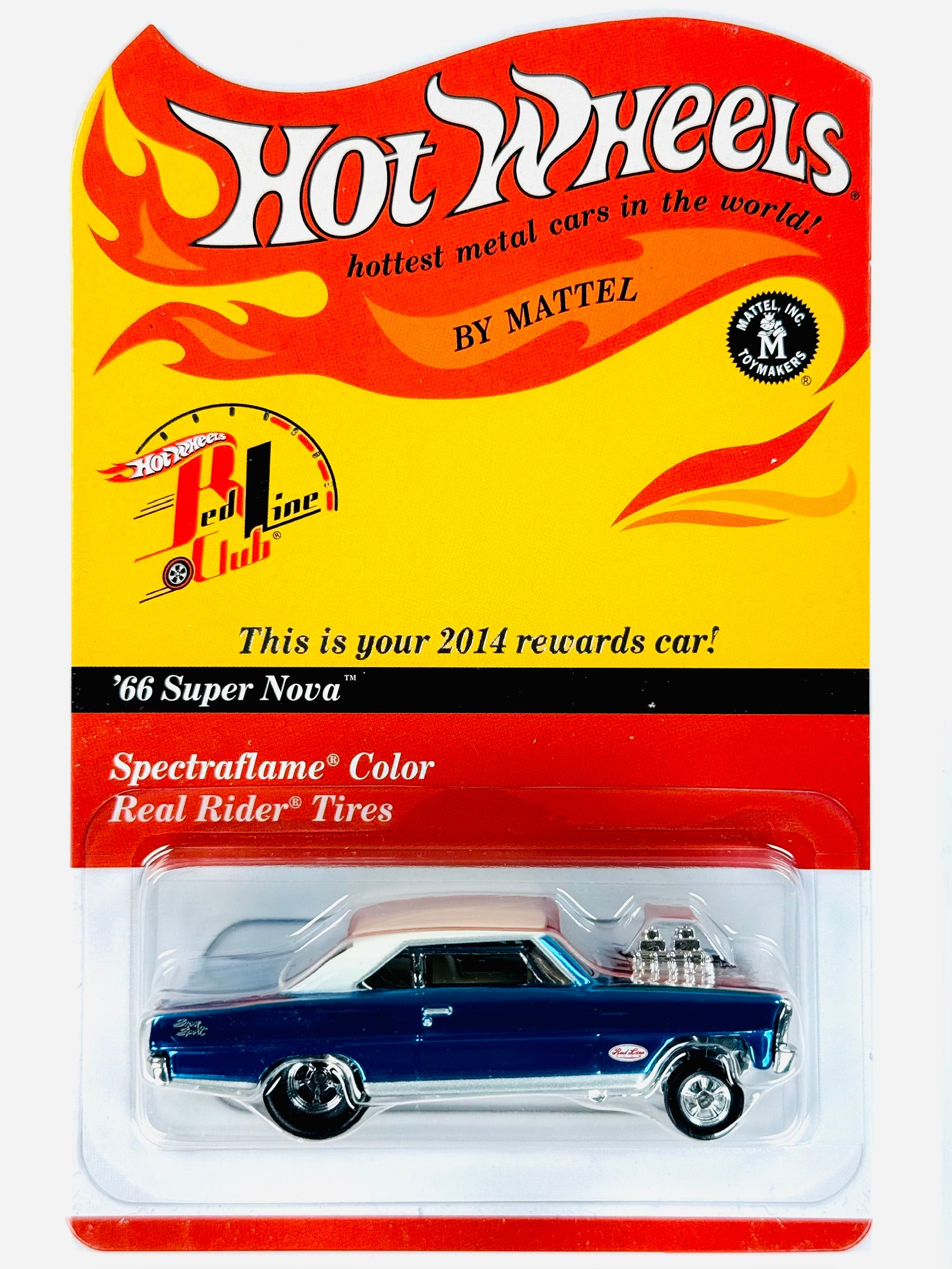 リノ  ホットラ hottracks Hot Wheels 2014 RLC Exclusive Reward Car '66 Super Nova – Jcardiecast