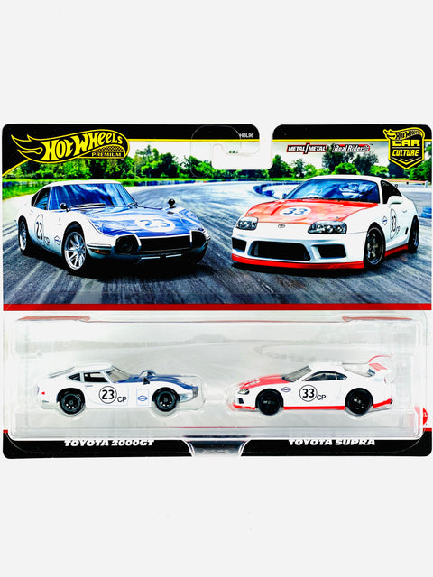 Hot Wheels 2025 Target Exclusive 2 Pack Toyota 2000GT & Toyota Supra - Damaged Card