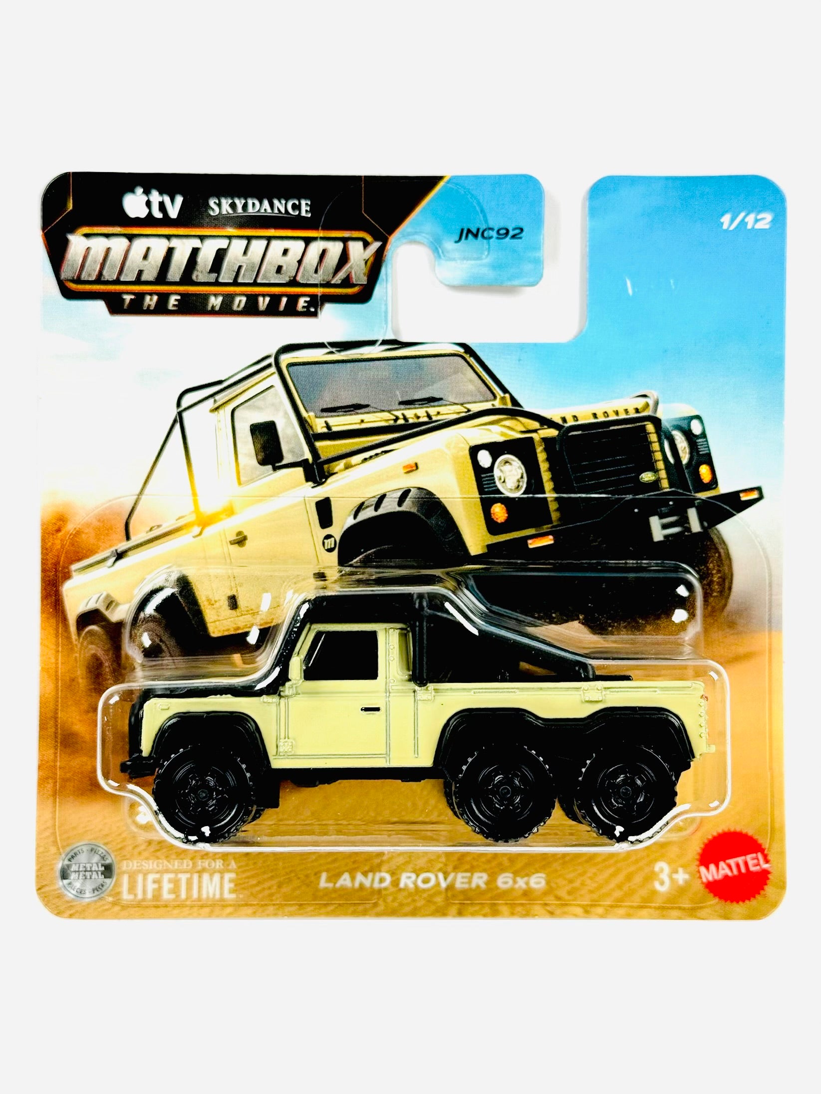 Matchbox 2026 The Movie Basic Case A Land Rover 6X6 Short Card