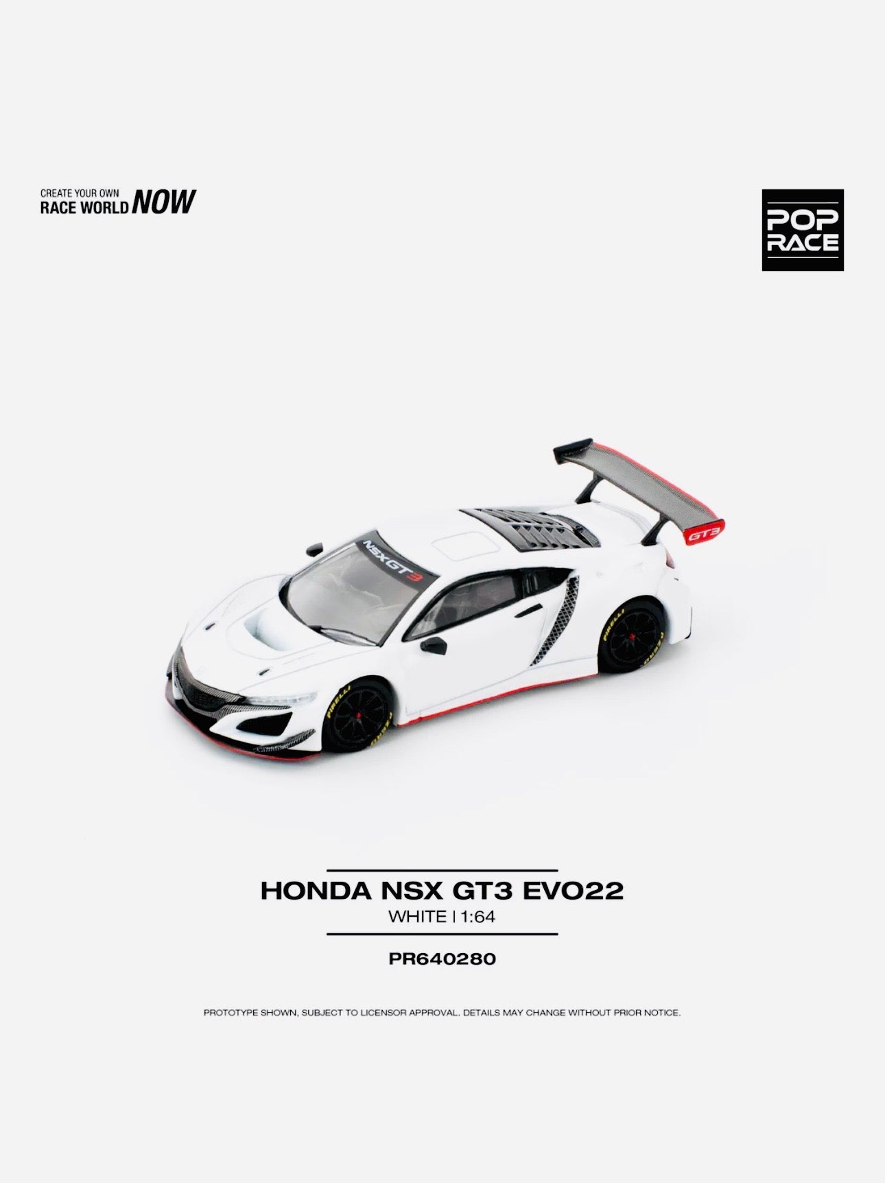Pop Race Factory Sealed Honda NSX GT3 EVO22 #280 – Jcardiecast