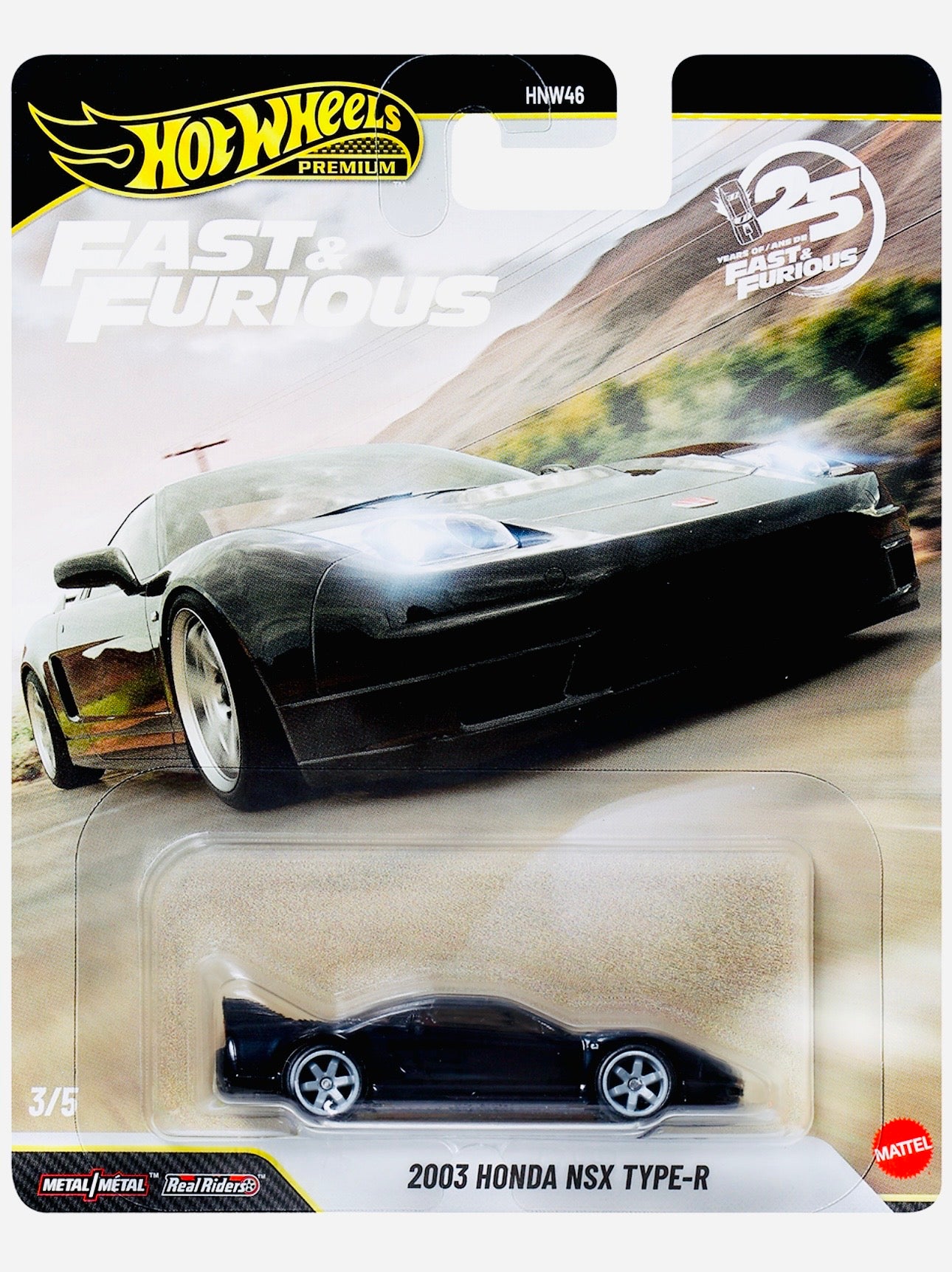 Hot Wheels 2026 Fast & Furious 25th Anniversary Case Q '03 Honda
