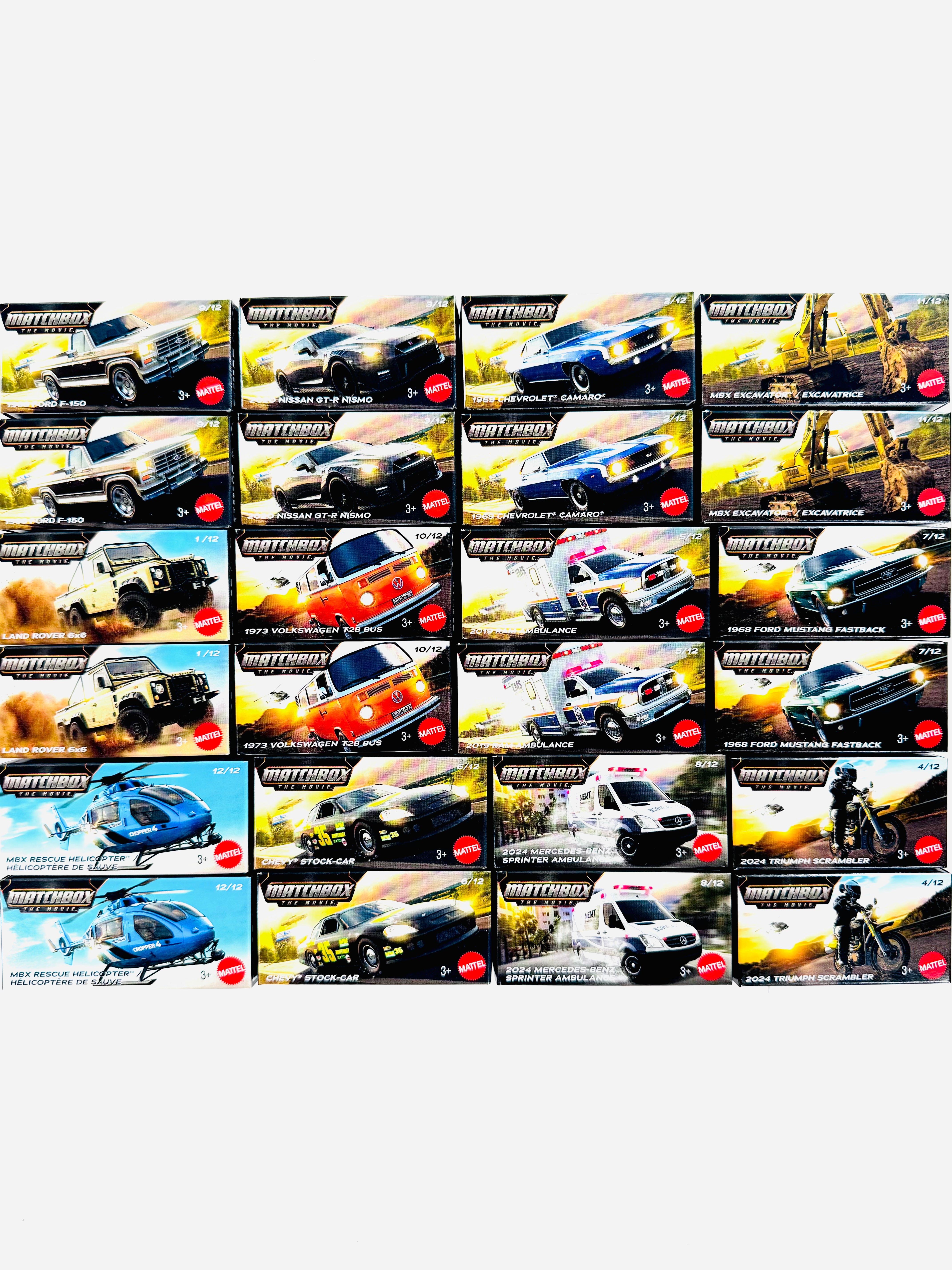 ViewPlay 2026ギフトボックス セット Matchbox 2026 Power Grabs Case A Movie Mix (24ct Assortment Mix