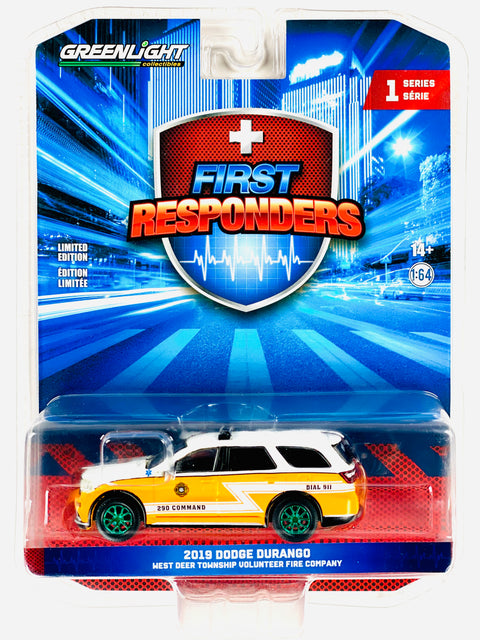 Greenlight First Responders 2019 Dodge Durango West Deer Township Volunteer Fire Company Chase
