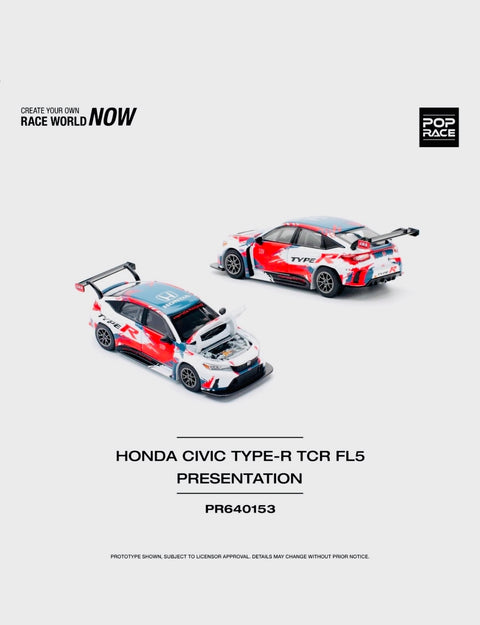 Pop Race Factory Sealed Honda Civic Type-R (Fl5) TCR Presentation #153