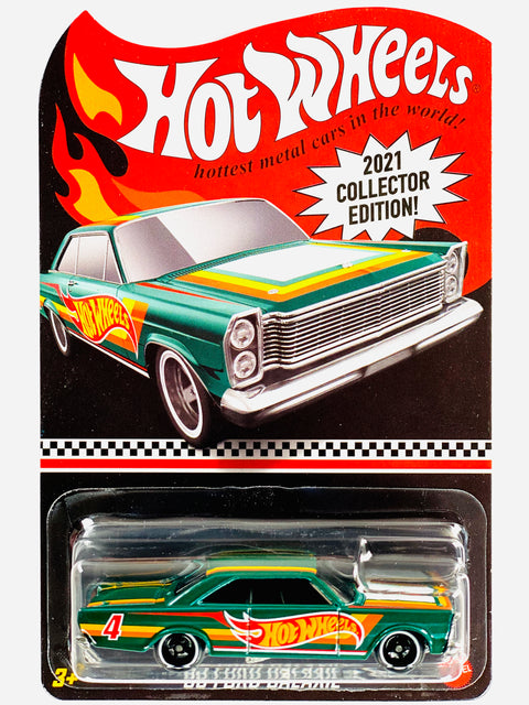 Hot Wheels 2021 Kroger Mail-in '65 Ford Galaxie - Damaged Card