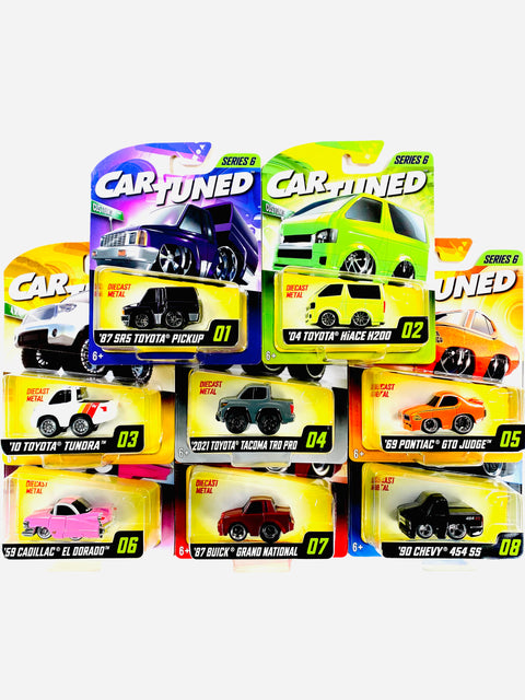 Car Tuned 2025 Series 6 Mainline Assortment (8 Cars)