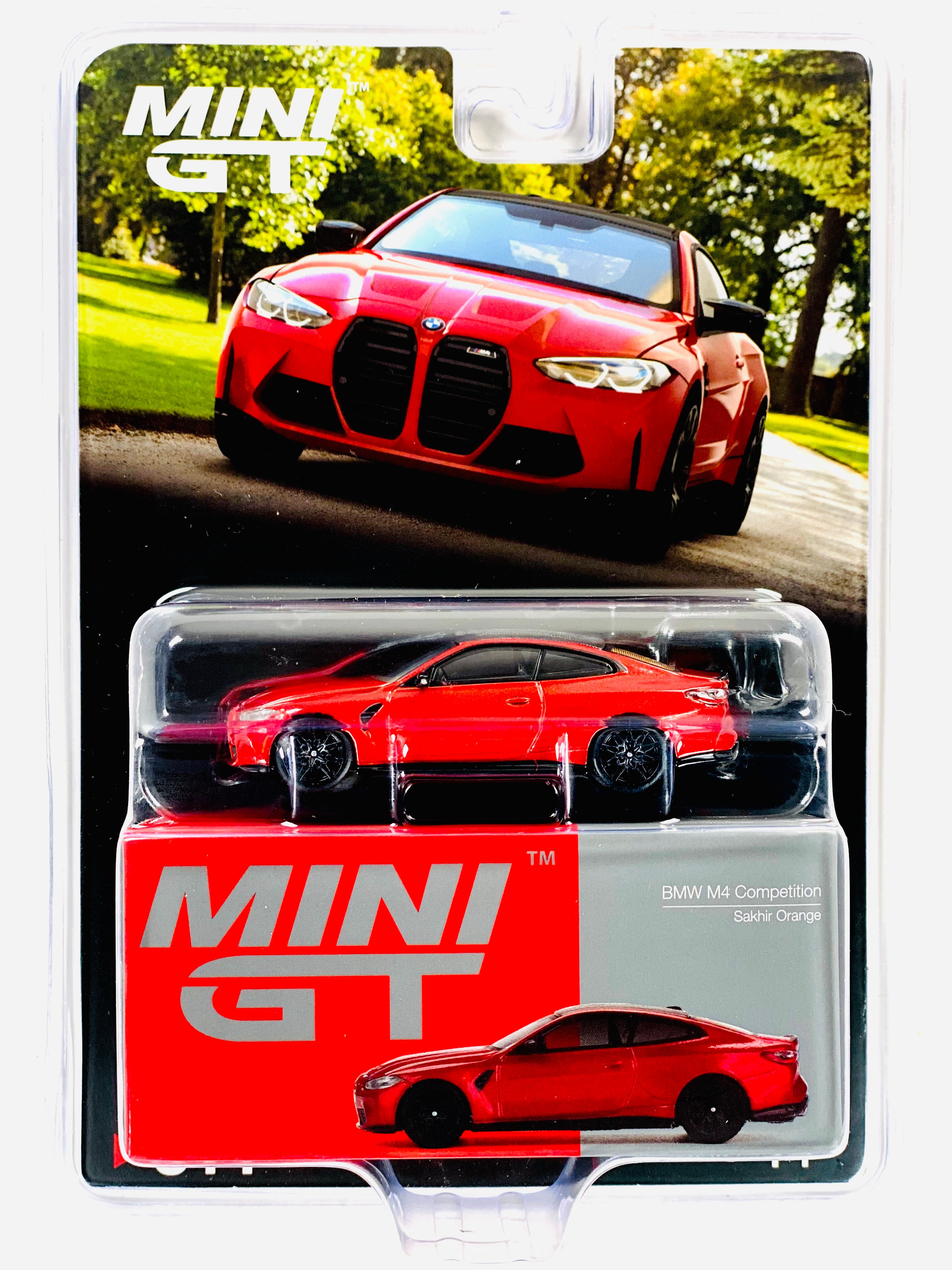 Mini GT Mijo Exclusive BMW M4 Competition (G82) Sakhir Orange LHD