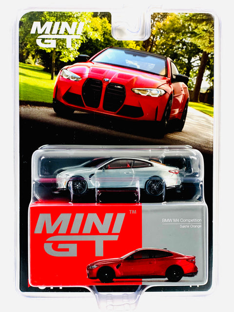 Mini GT Mijo Exclusive BMW M4 Competition (G82) Sakhir Orange LHD #811 Chase