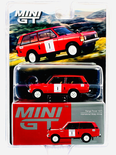 Mini GT Mijo Exclusive Range Rover 1971 International Hillrally Winner #893