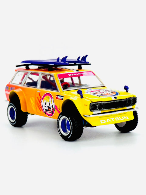 Mini GT x Kaido House Collab Datsun KAIDO 510 Wagon 4x4 Kaido ISLANDS V1 #210