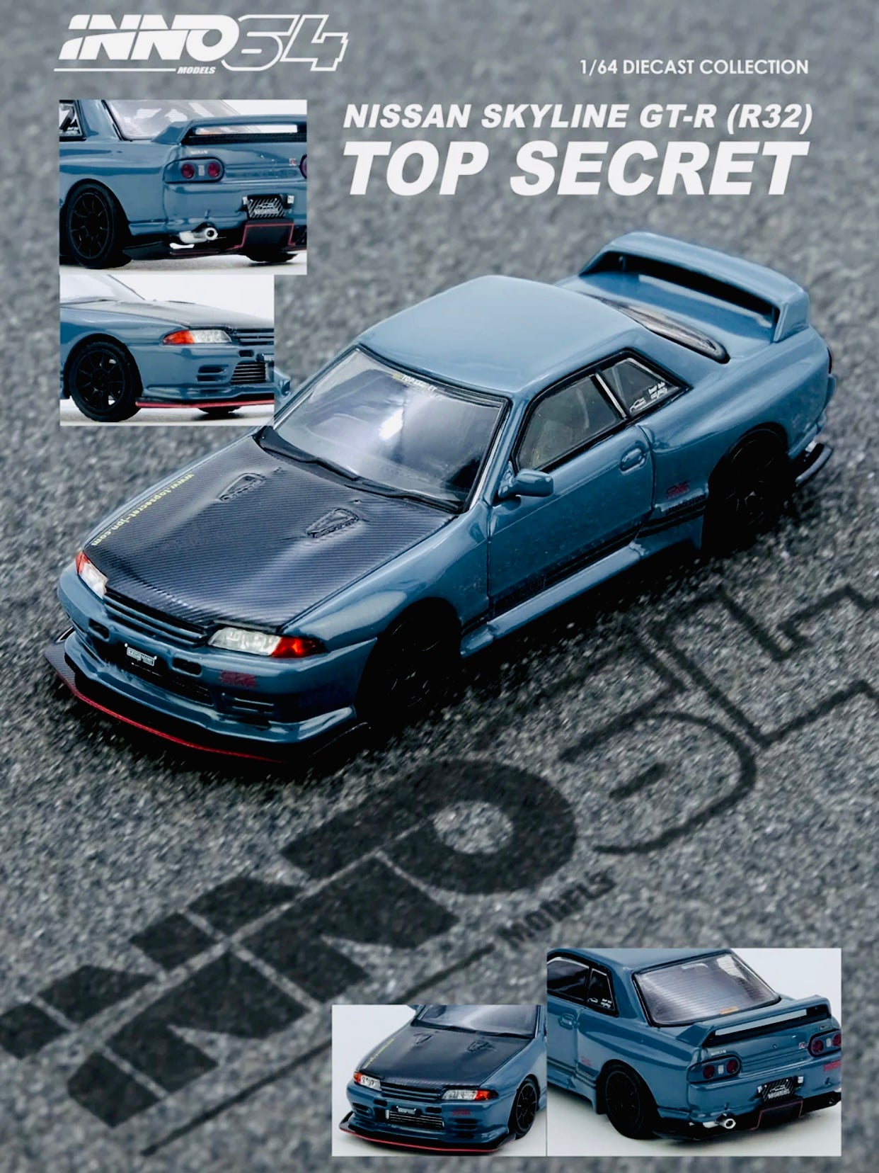Inno64 Factory Sealed Nissan Top Secret R32 GT-R Stealth