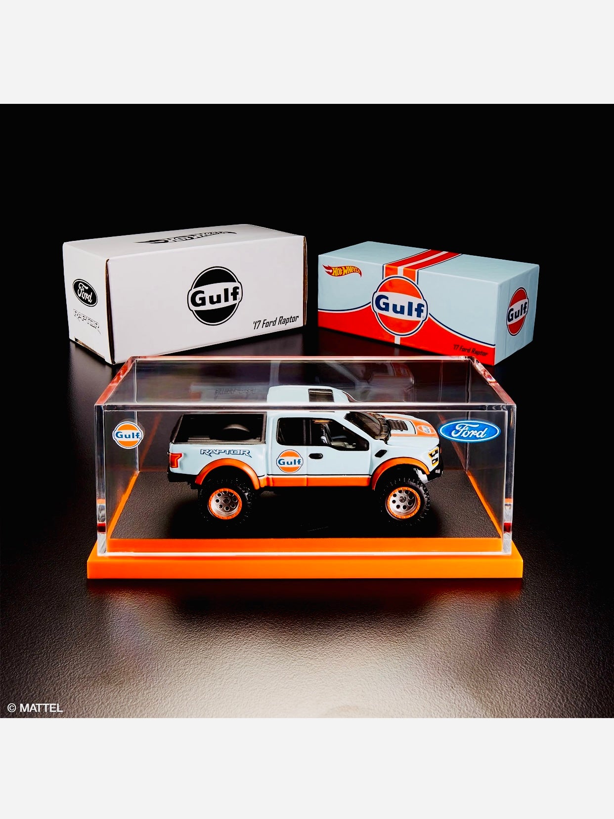 Hot Wheels 2018 RLC Gulf '17 Ford Raptor IBV/Sample - Open Box