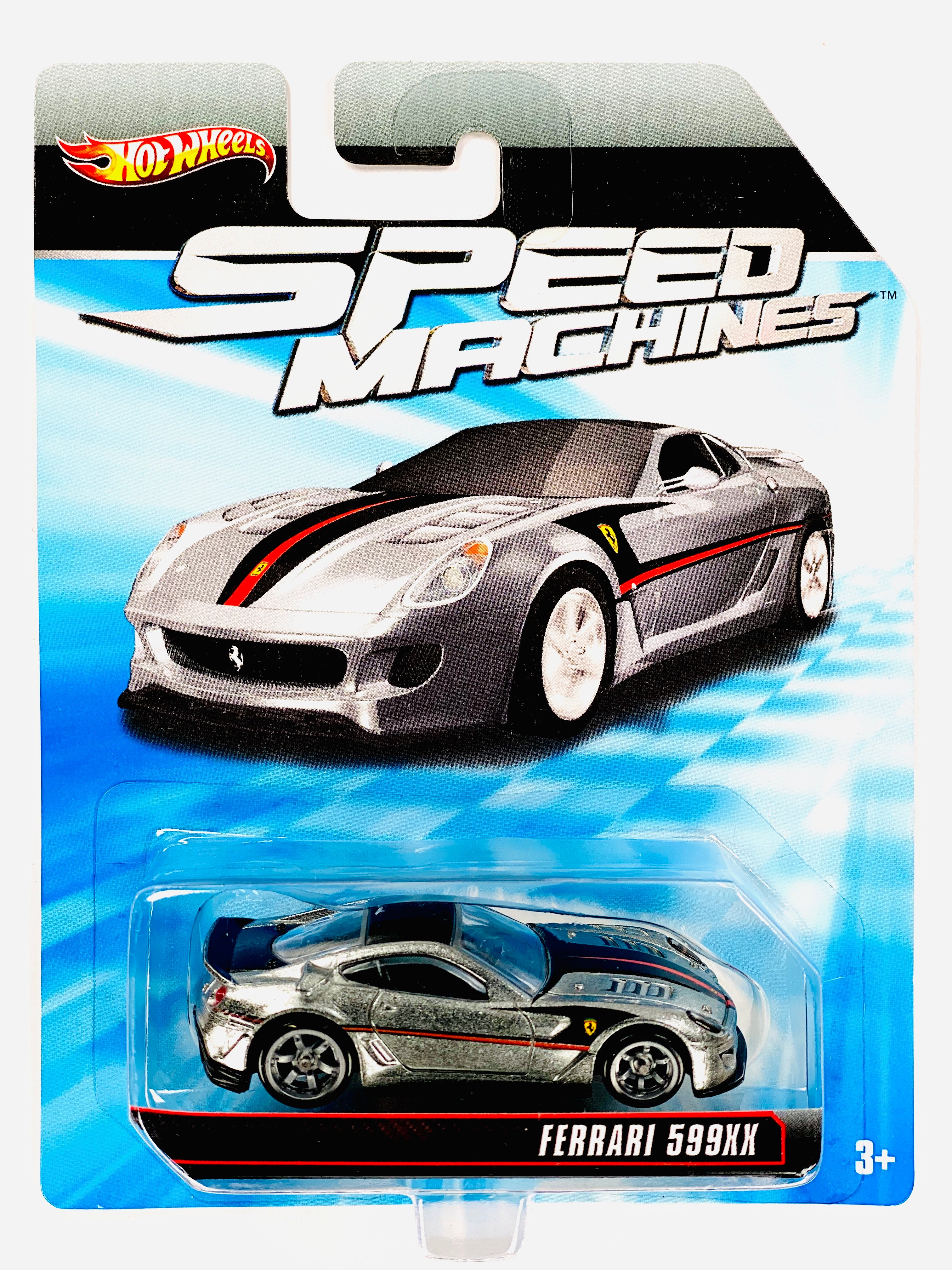 ホットウィール　スピード マシーンズ　フェラーリ 599XX Hot Wheels 2011 Car Culture Speed Machines Ferrari 599XX - Damaged