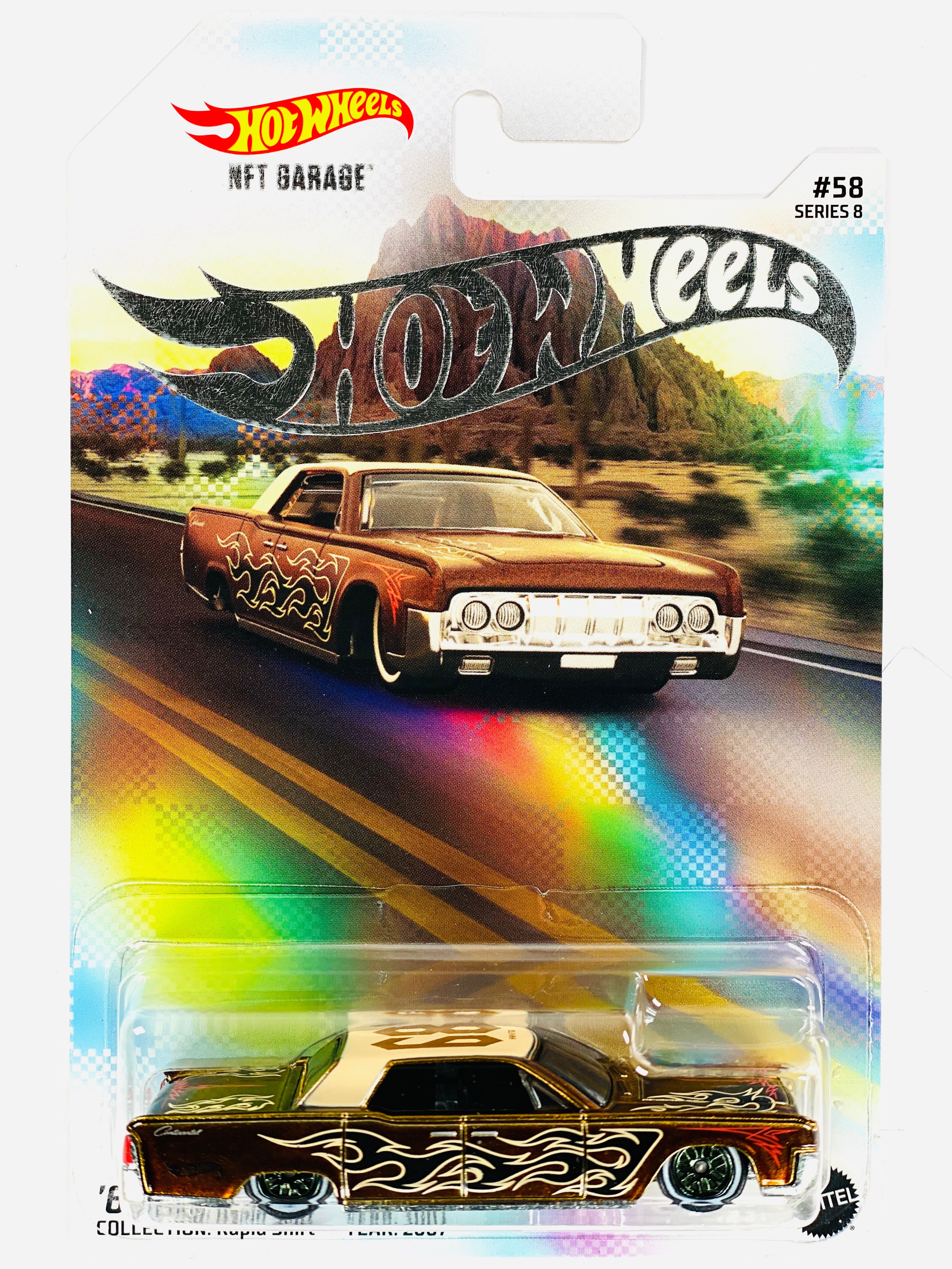 ホットウィール　'64 LINCOLN CONTINENTAL NFT Hot Wheels 2024 NFT Garage Series 8 '64 Lincoln Continental #58