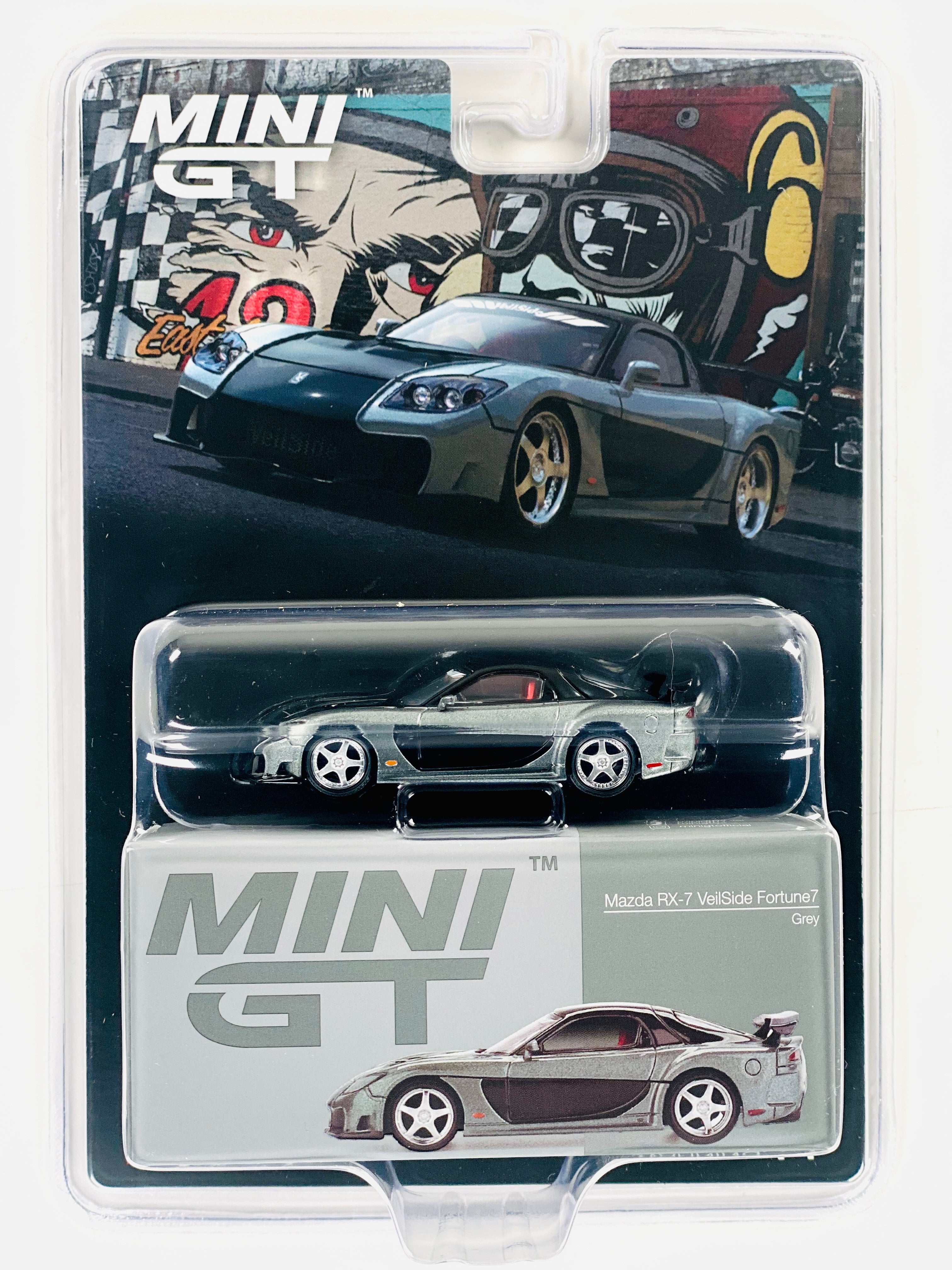 Mini GT Mazda RX-7 VeilSide Fortune Grey #1057 – Jcardiecast