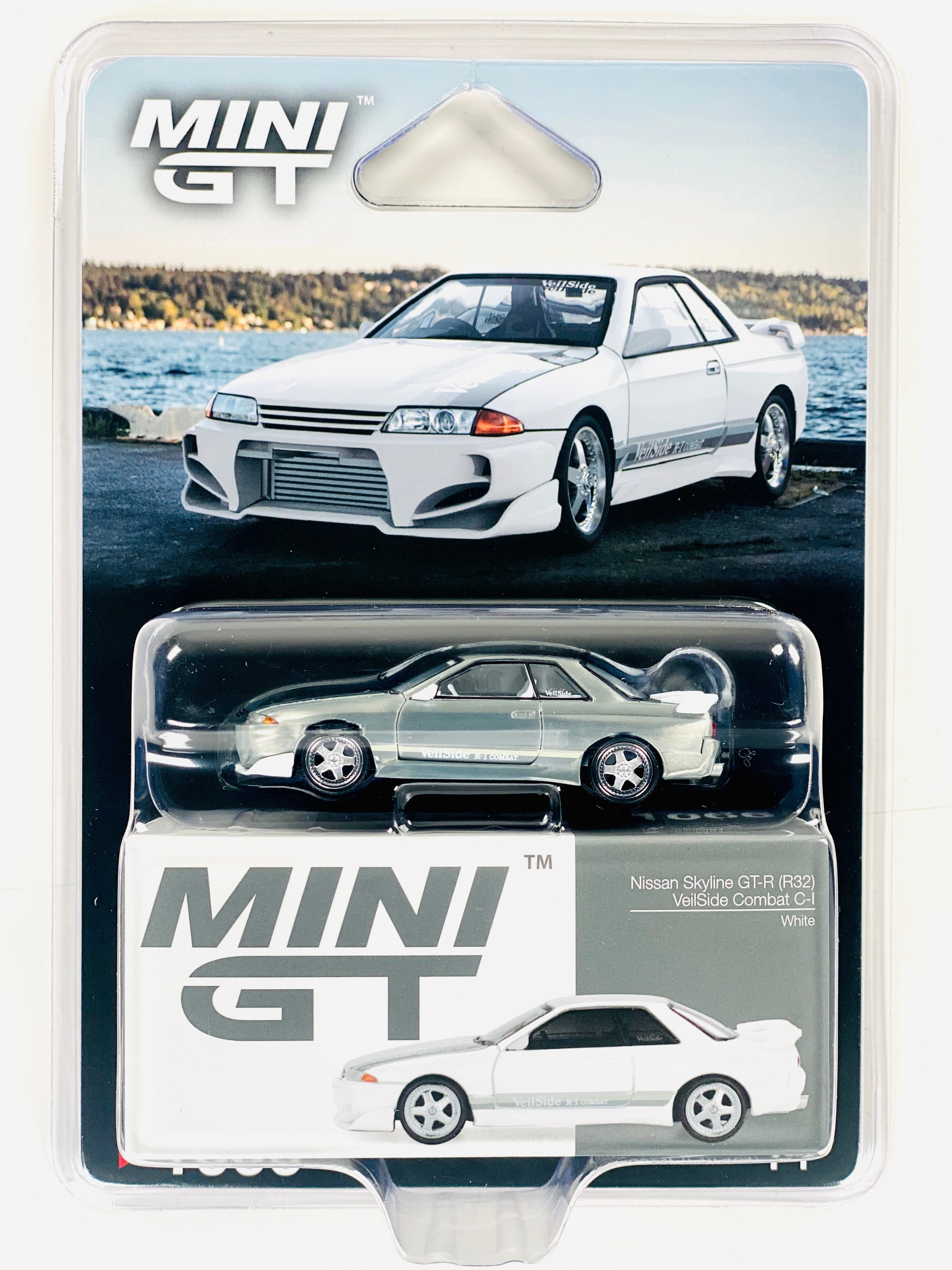Mini GT Nissan Skyline GT-R (R32) VeilSide Combat C-I White #1066