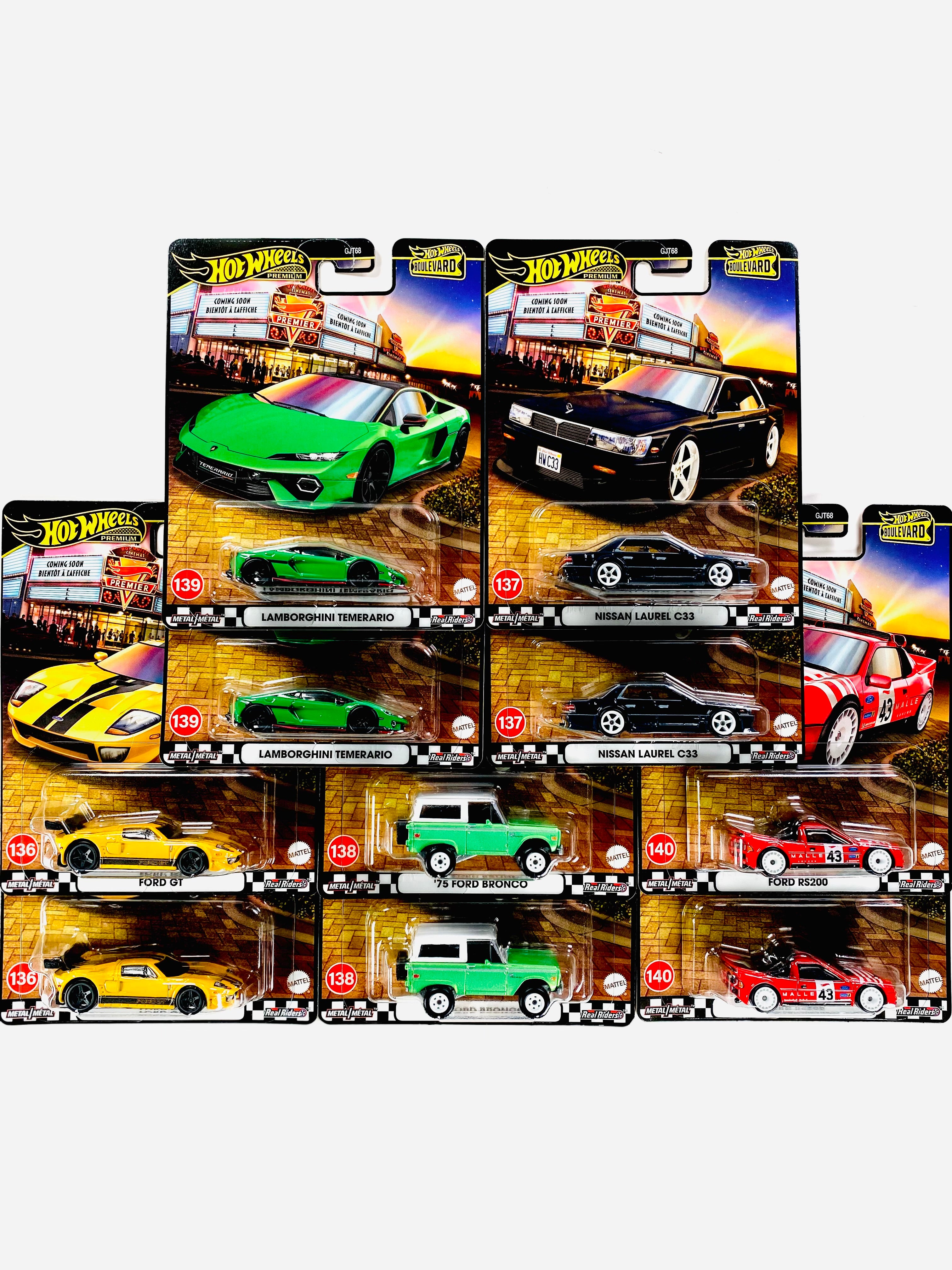 Hot Wheels ミニカー 100台 Hot Wheels 2025 Boulevard Factory Sealed Case E (10 Cars