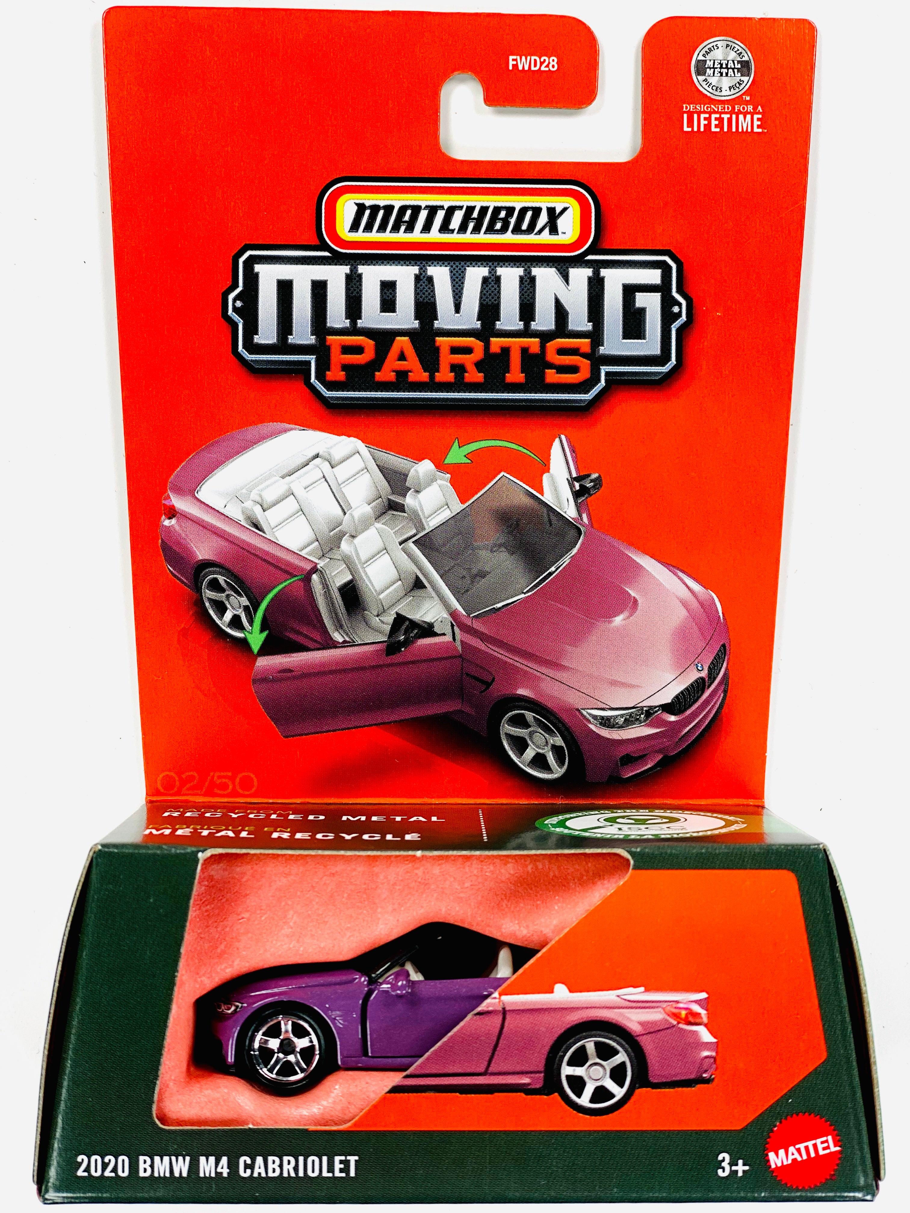 Matchbox 2026 Moving Parts Case J 2020 BMW M4 Cabriolet – Jcardiecast