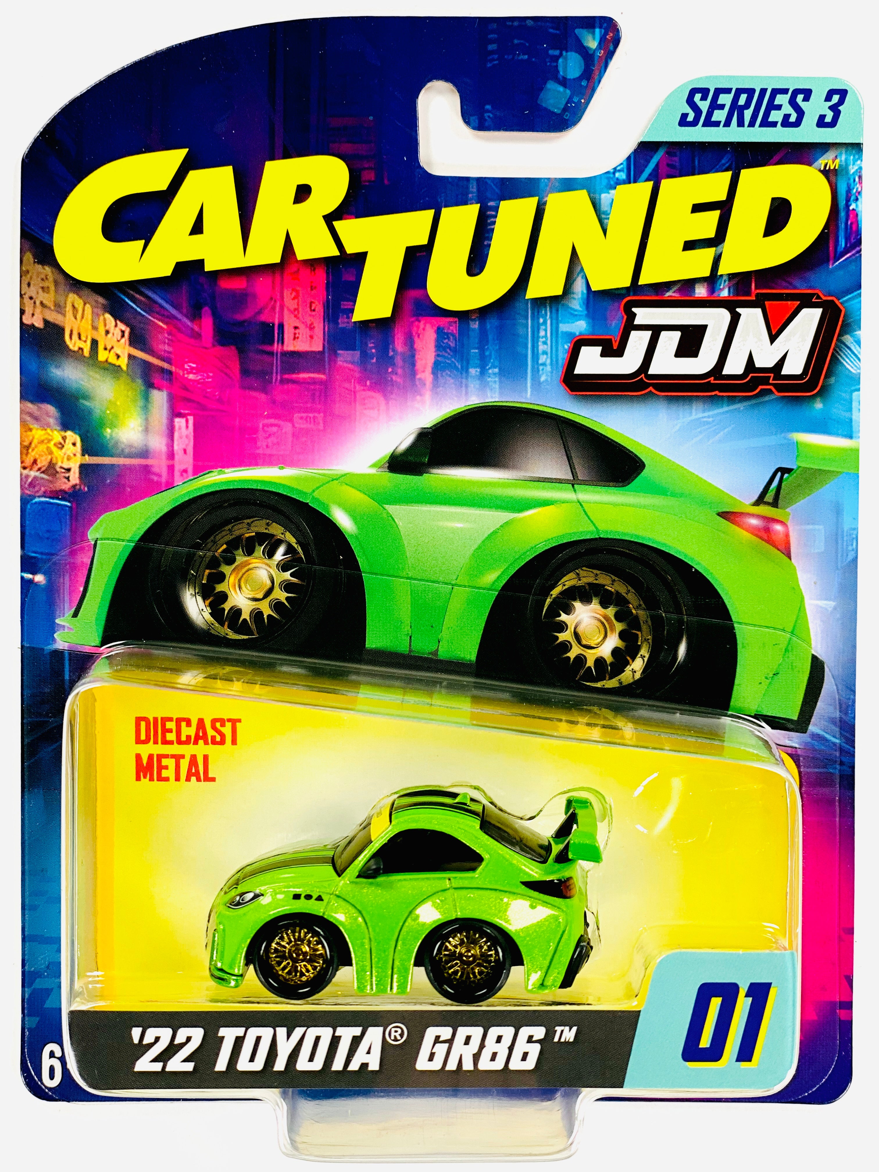 CarTuned Series 3 JDM Tuners '22 Toyota GR86 #01 – Jcardiecast