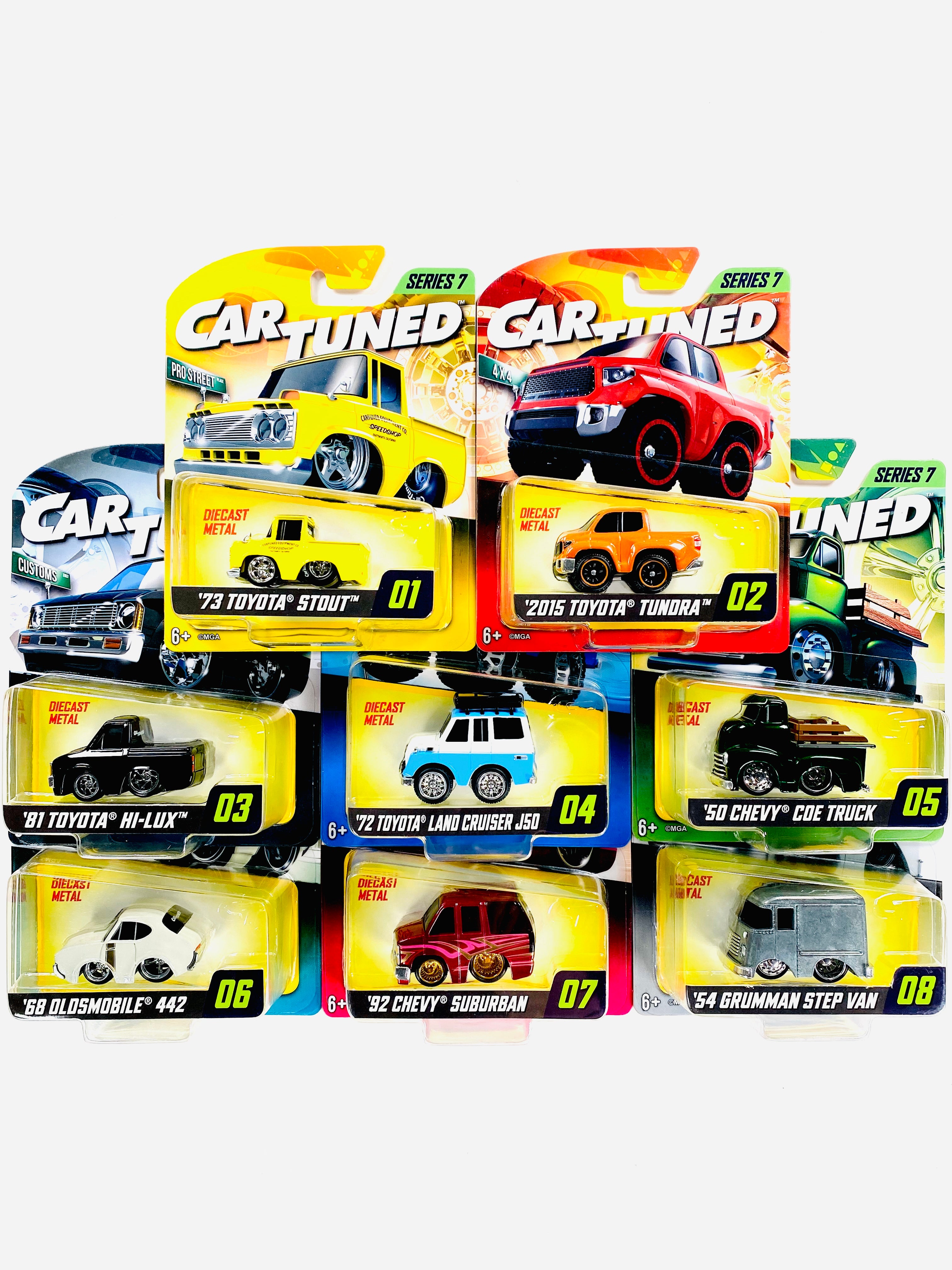 Car Tuned 2025 Series 7 Mainline Assortment (8 Cars) – Jcardiecast