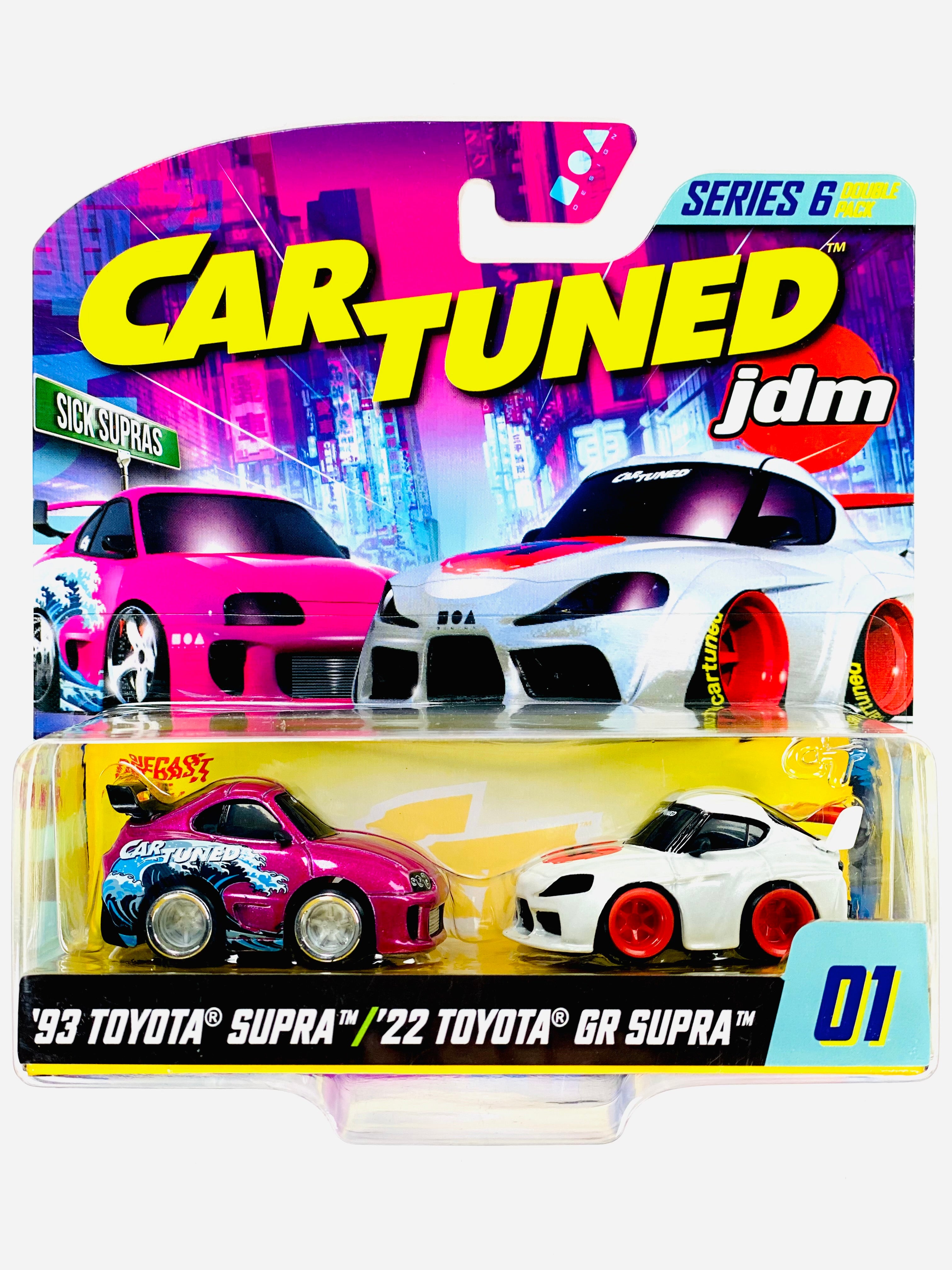 CarTuned Mijo Exclusive 2-Pack Series 6 Sick Supras 1993 Toyota