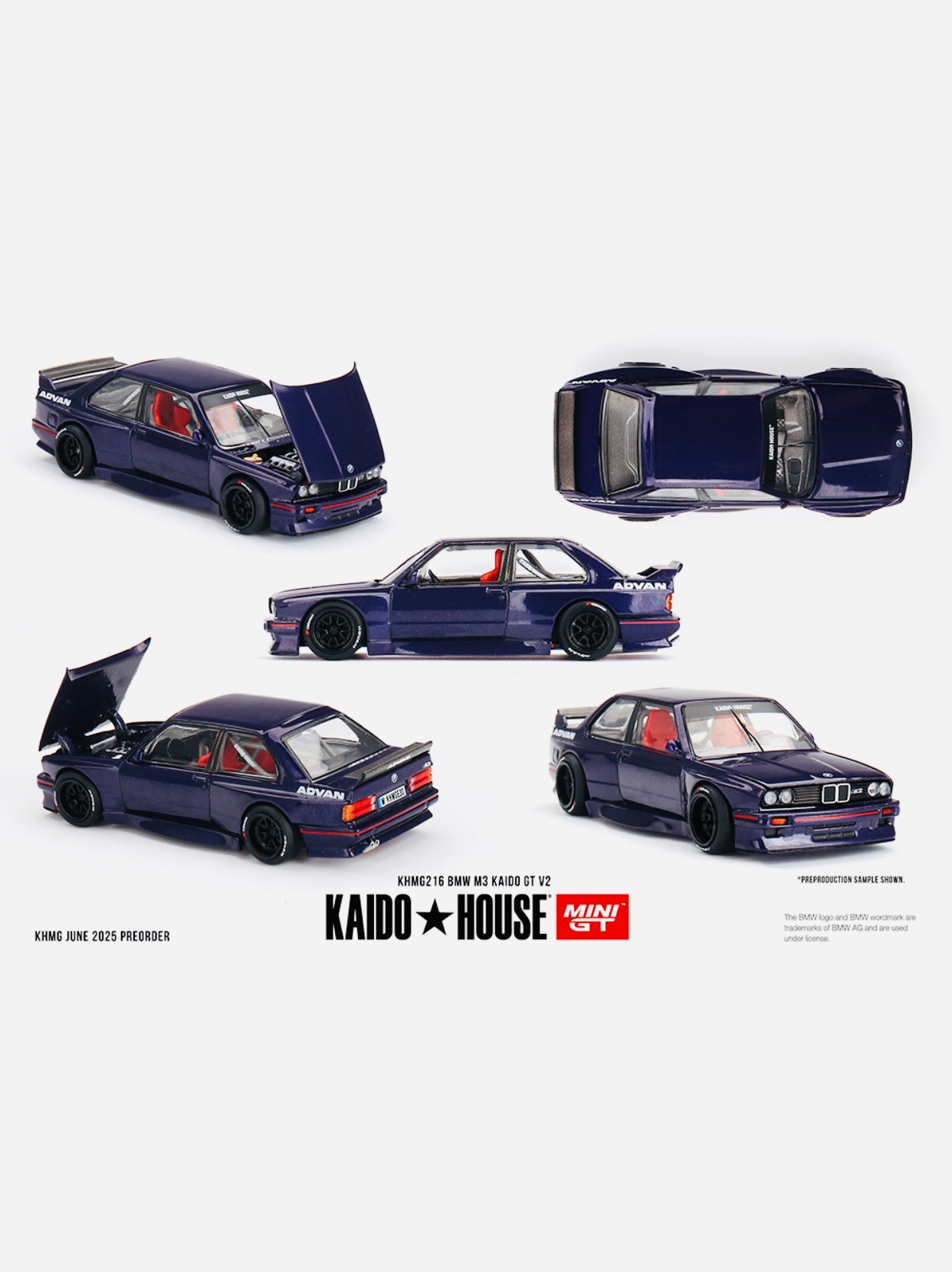 Mini GT x Kaido House Collab Factory Sealed BMW M3 Kaido GT V2