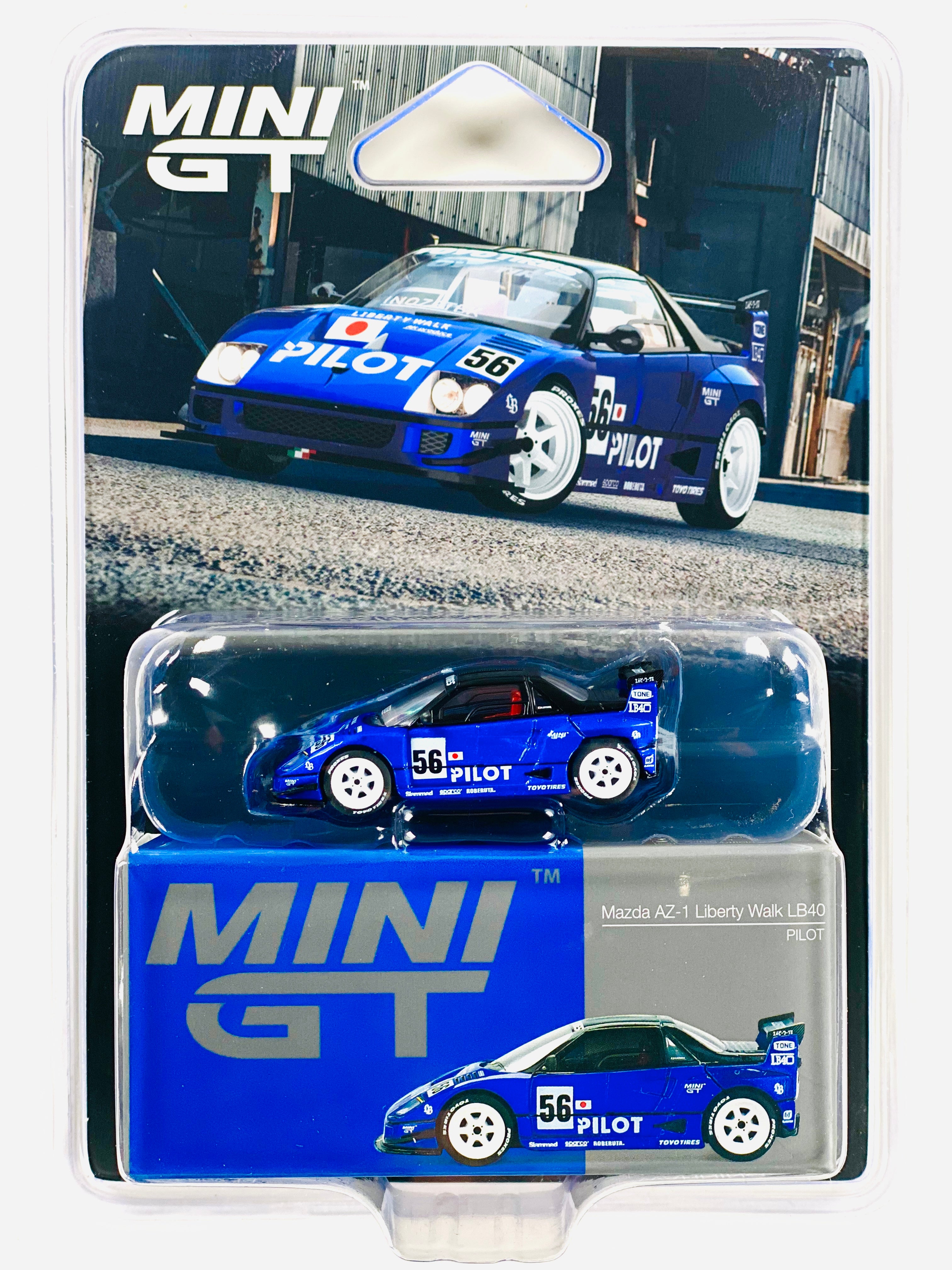Mini GT Mijo Exclusive Mazda AZ-1 Liberty Walk LB40 PILOT #1047