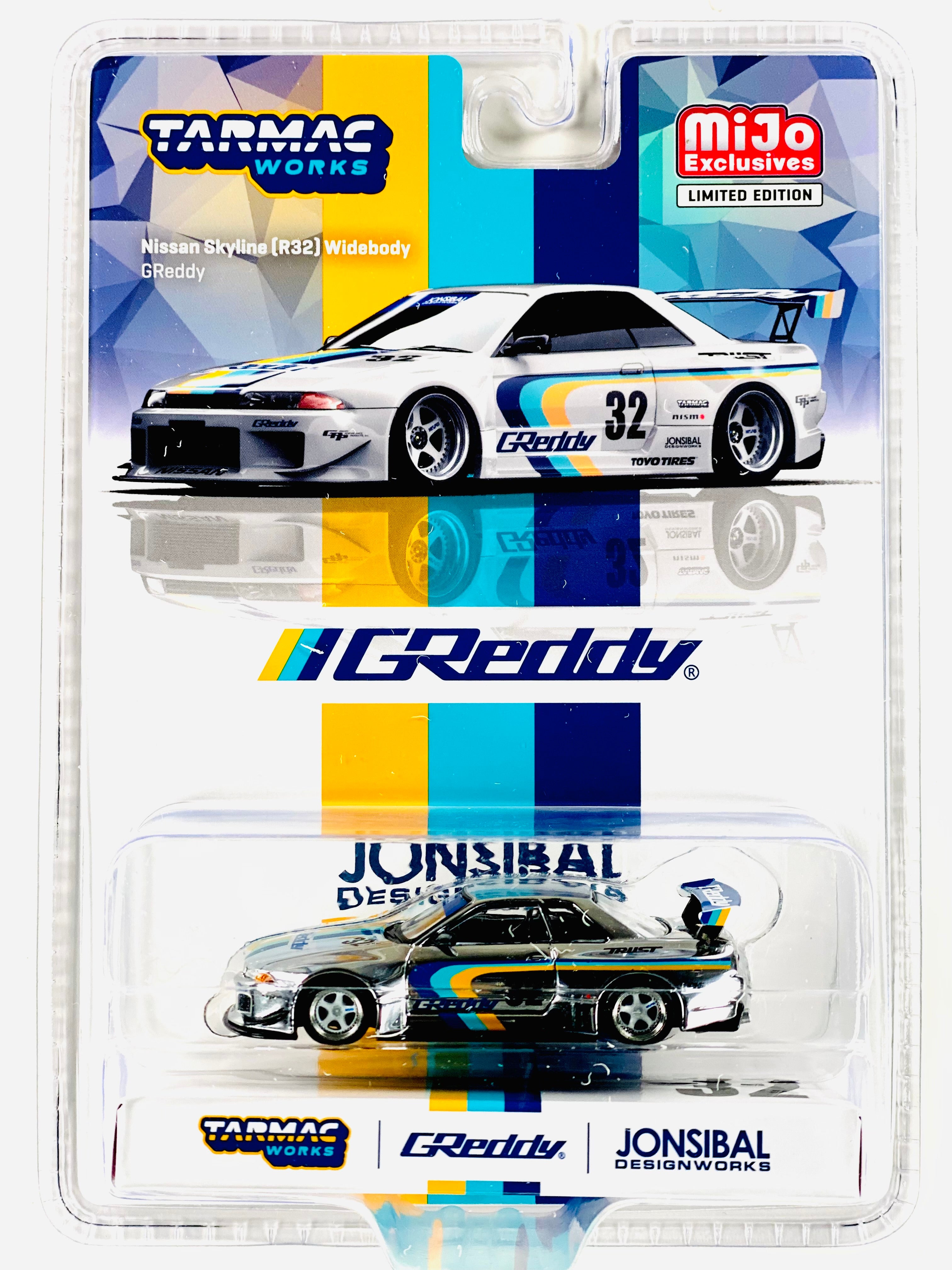 Tarmac Works Mijo Exclusive Nissan GT-R R32 Widebody Jonsibal