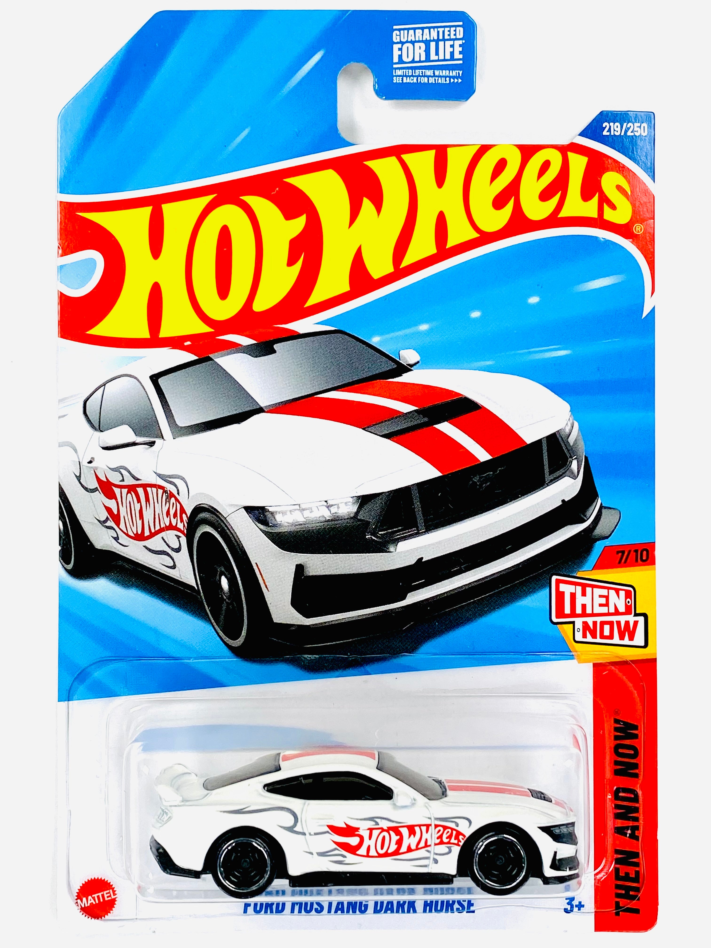 Hot Wheels Then and Now Ford Mustang Dark Horse - Damaged Card