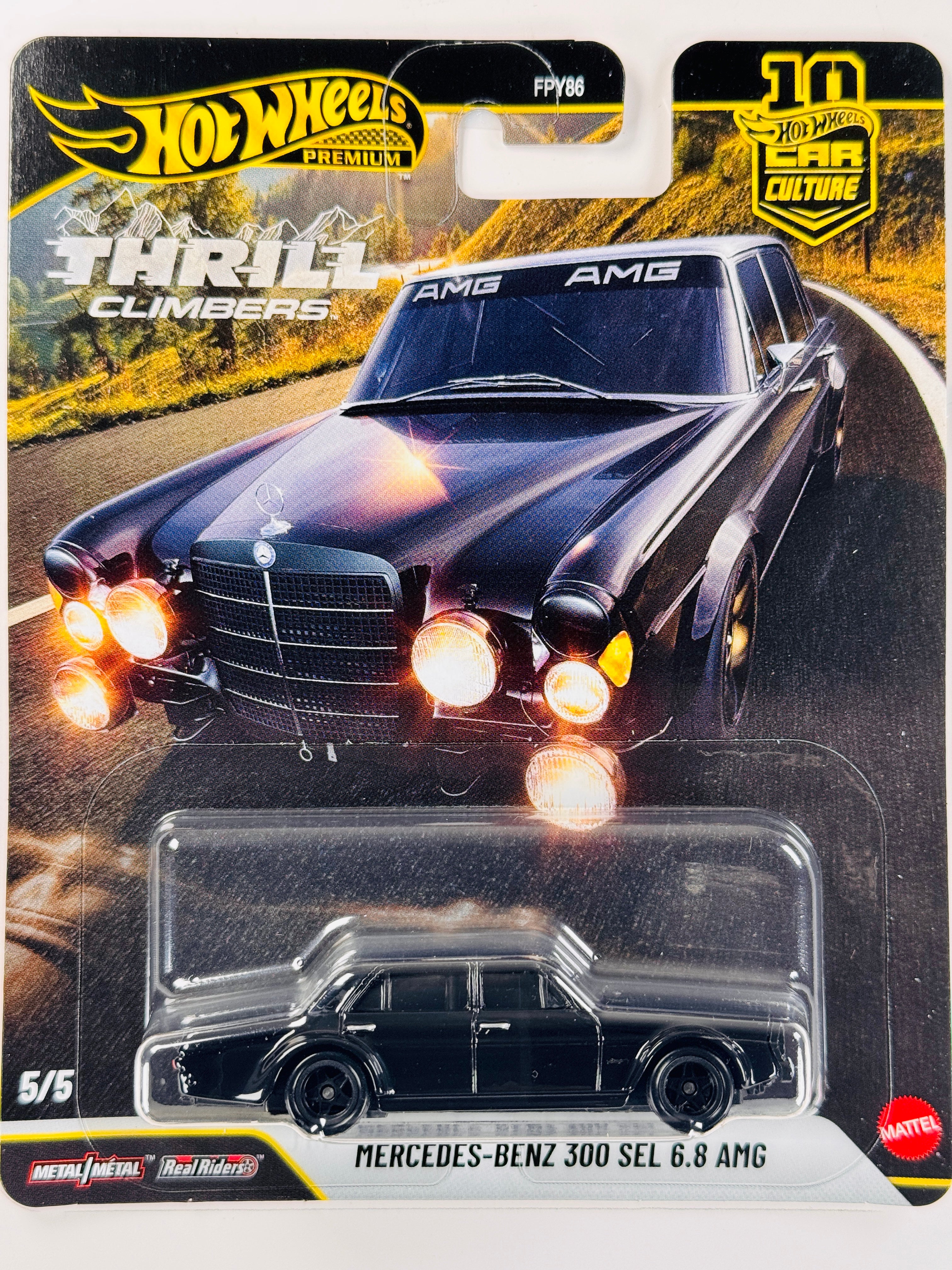 Hot Wheels 2026 Car Culture Thrill Climbers Mercedes-Benz 300 SEL