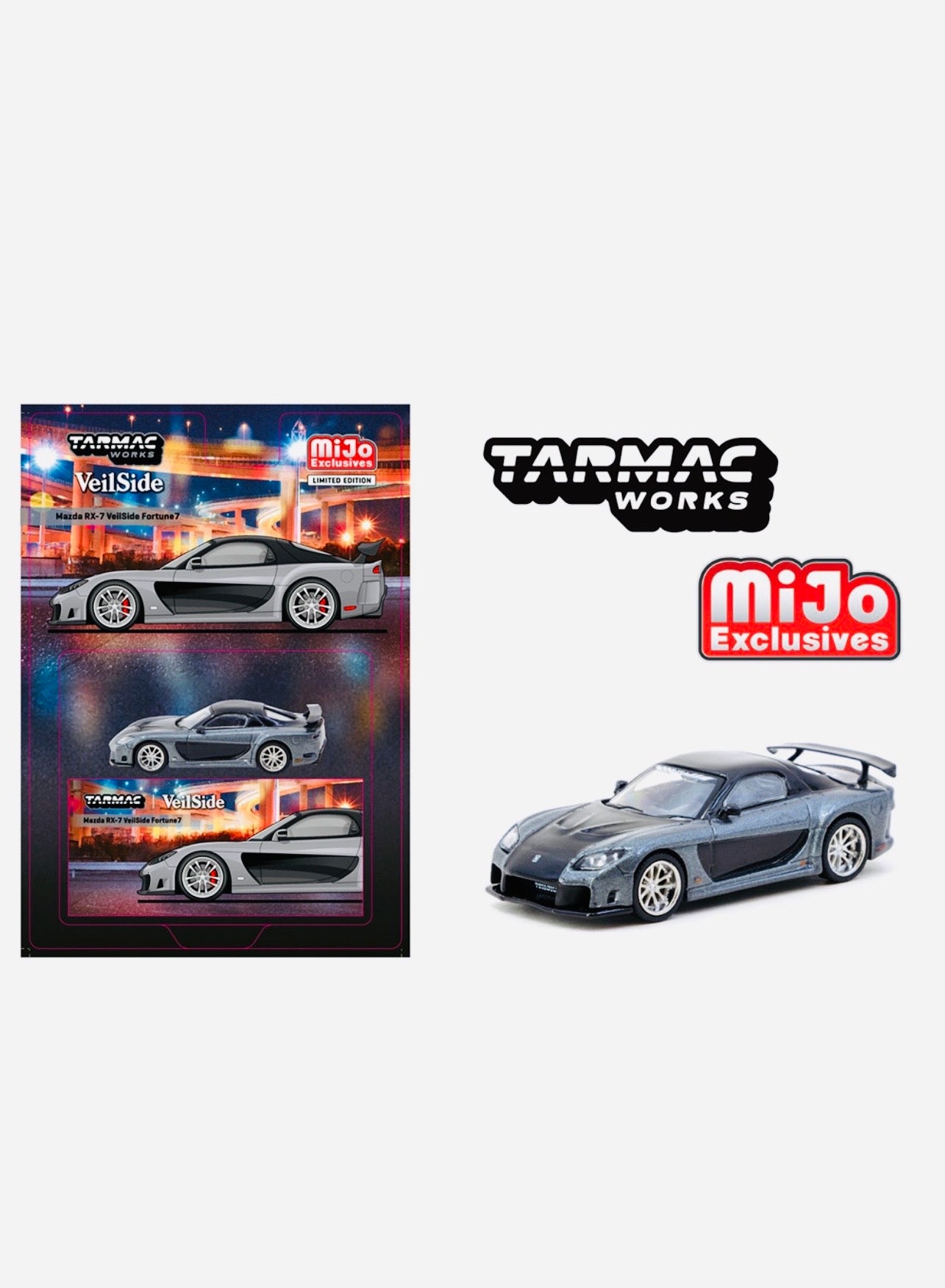 Tarmac Works Mijo Exclusive Global Mazda RX-7 VeilSide Fortune7