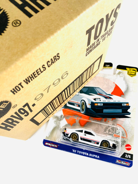 Hot Wheels 2024 Car Culture '82 Toyota Supra Factory Sealed Solid Pack (10 Cars)