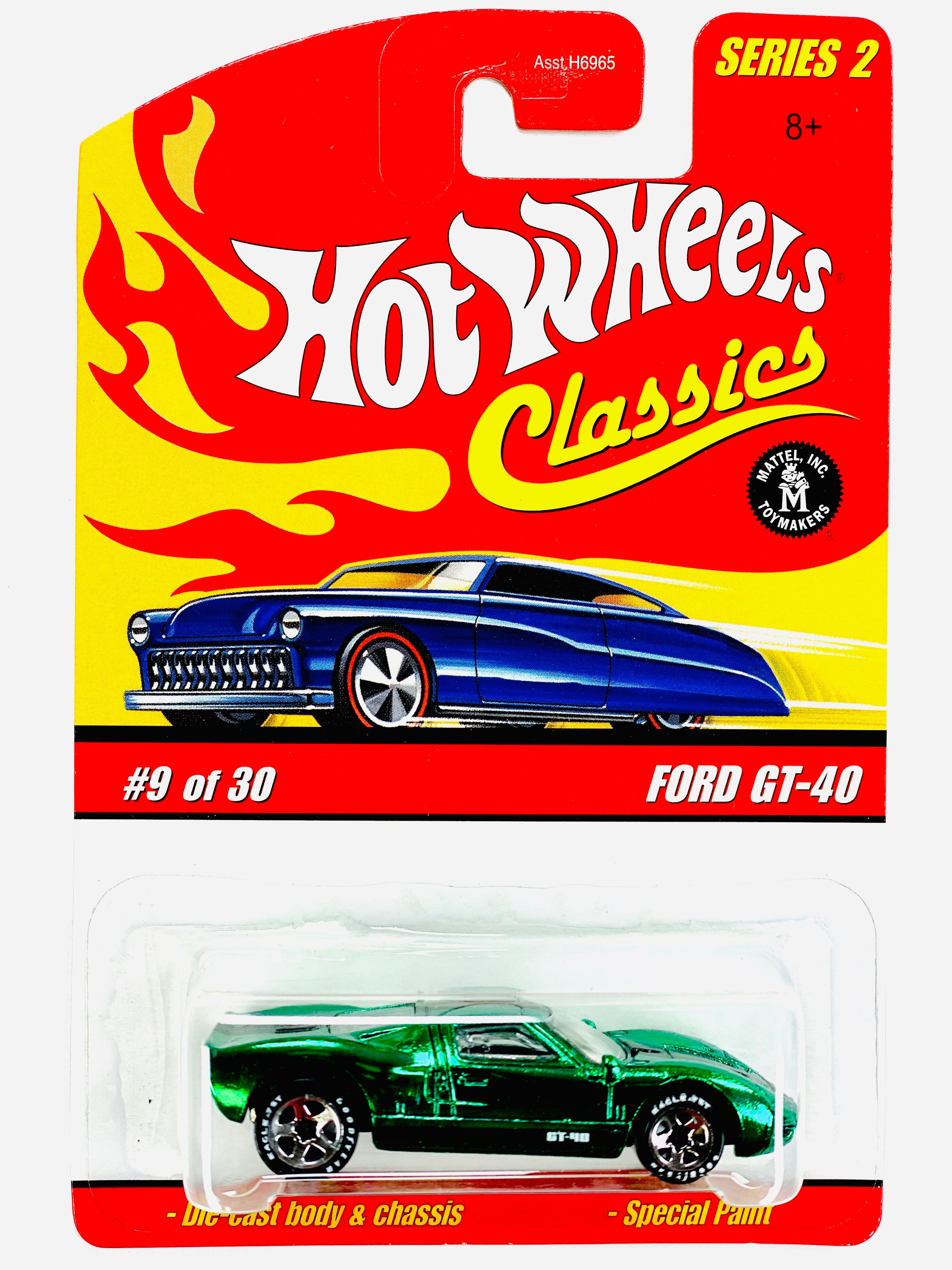 Hot Wheels 2005 Classics Series 2 Ford GT40 Green – Jcardiecast