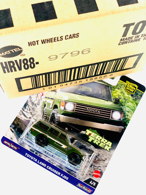 Hot Wheels 2024 Car Culture Toyota Land Cruiser FJ60 Factory Sealed Solid Pack (10 Cars) - Damaged Box