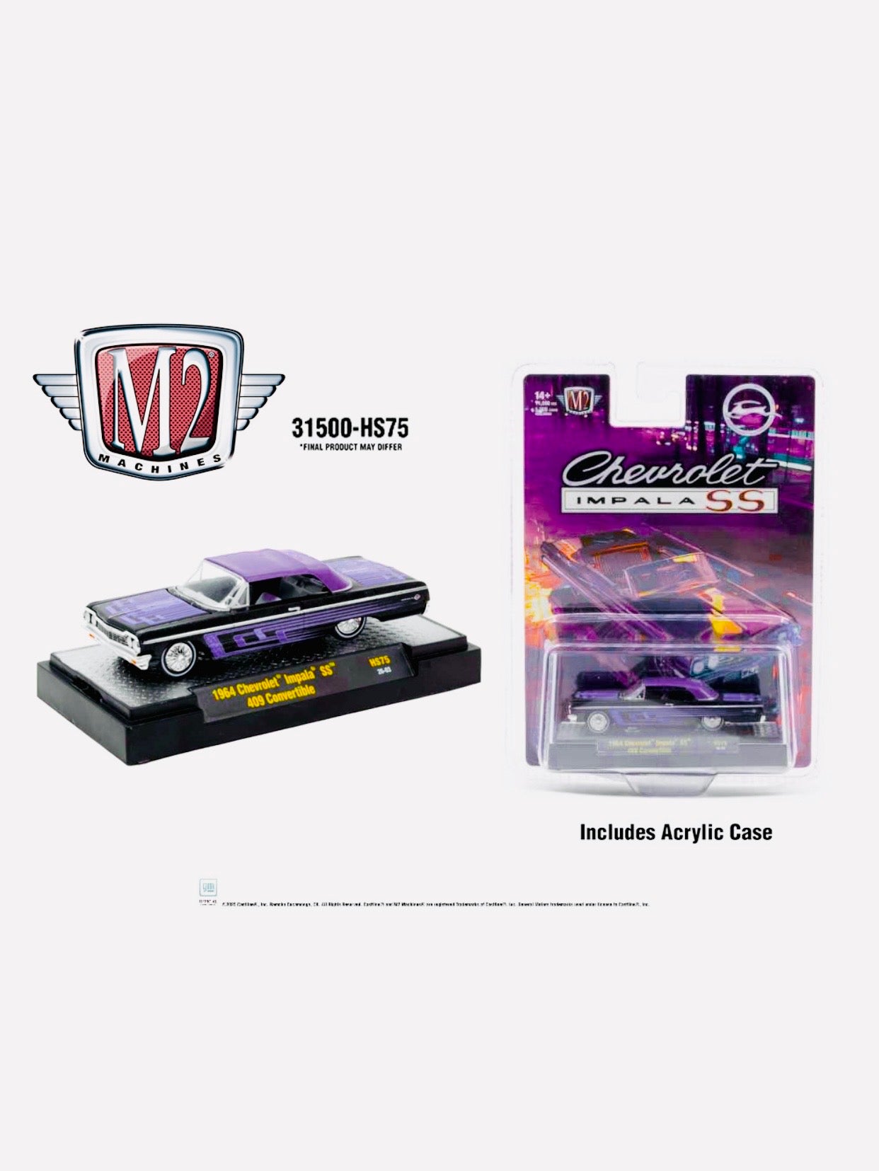 M2 Machines Hobby Exclusive 1964 Chevrolet Impala SS 409