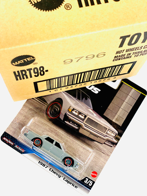 Hot Wheels 2024 Fast & Furious 1987 Chevy Caprice Lowrider Factory Sealed Solid Pack (10 Cars) - Damaged Box