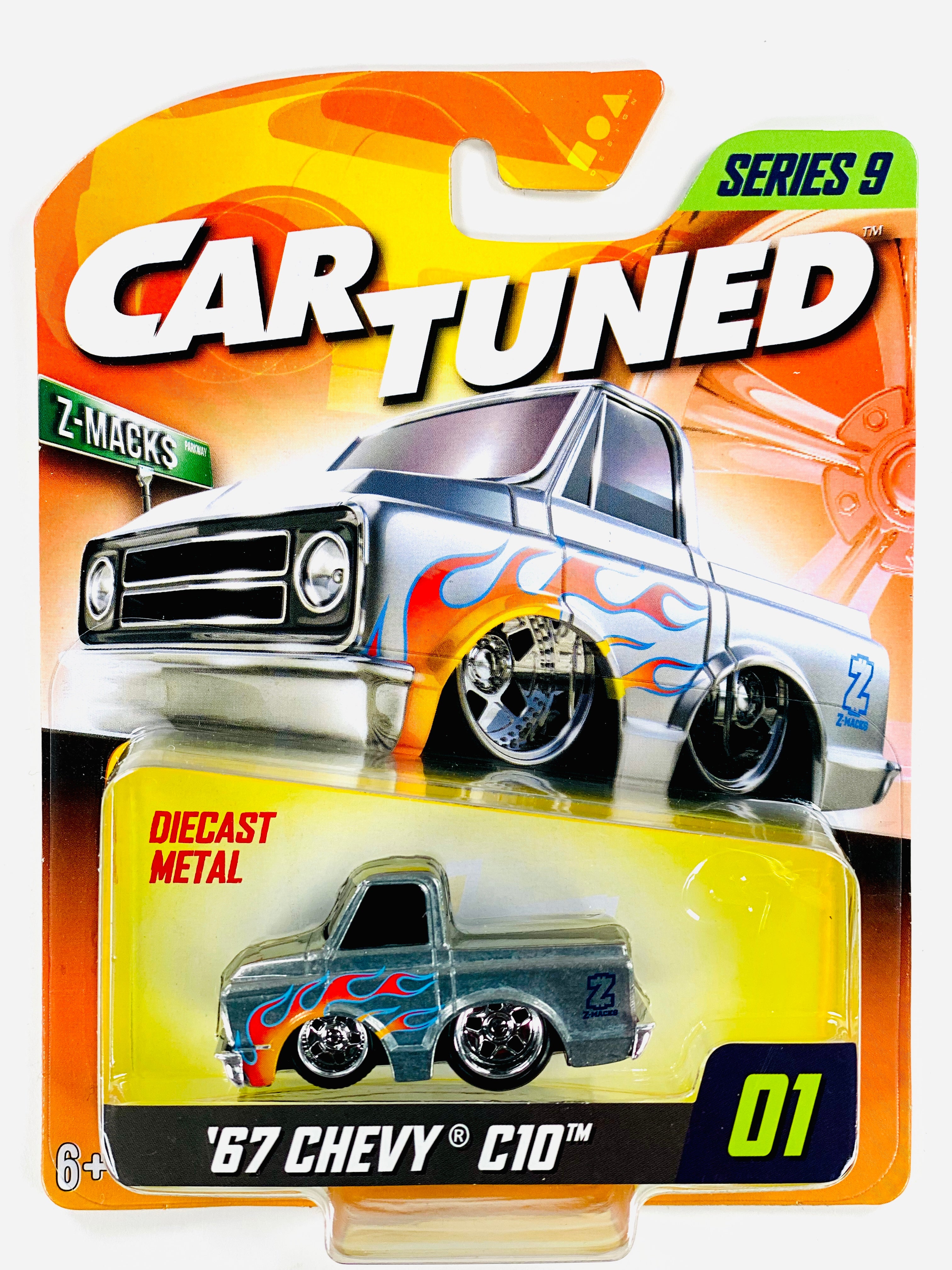 CarTuned 2026 Series 9 Mainline 1967 Chevy C10 Truck Zamac #01