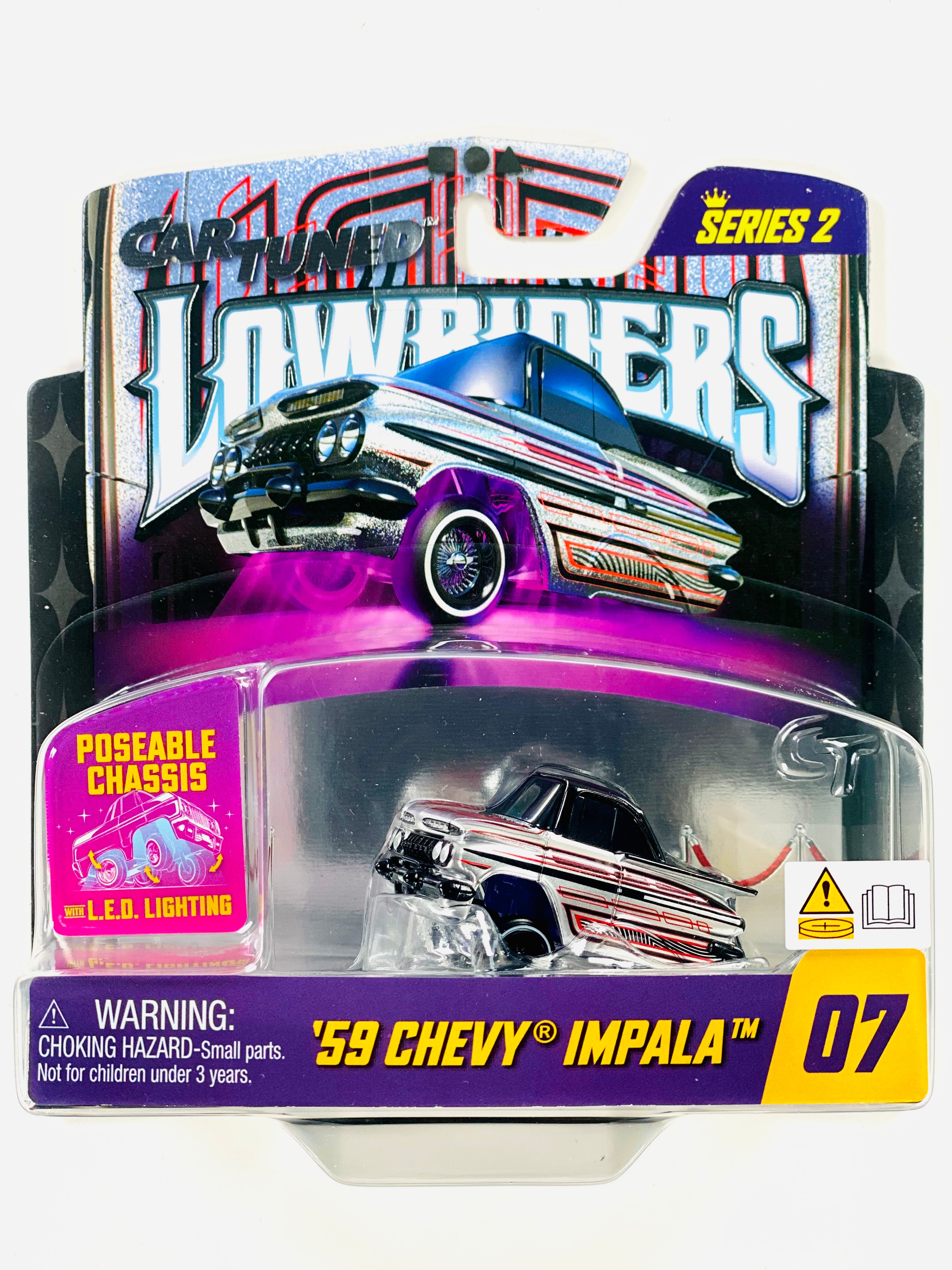 CarTuned Series 2 Lowriders Show Glow LED Light Up Chassis 1959