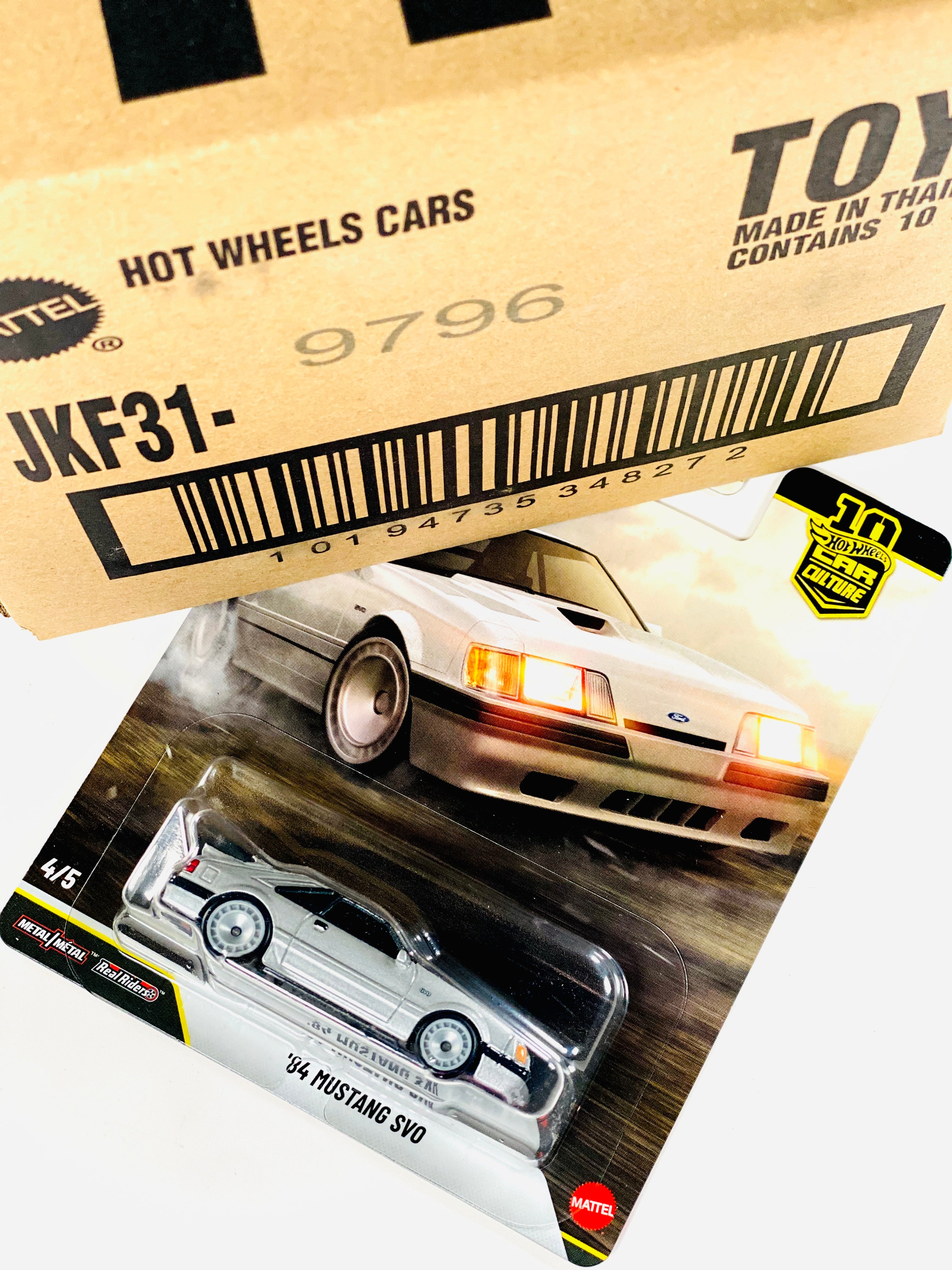 Hot Wheels 2026 Car Culture '84 Mustang SVO Factory Sealed Solid