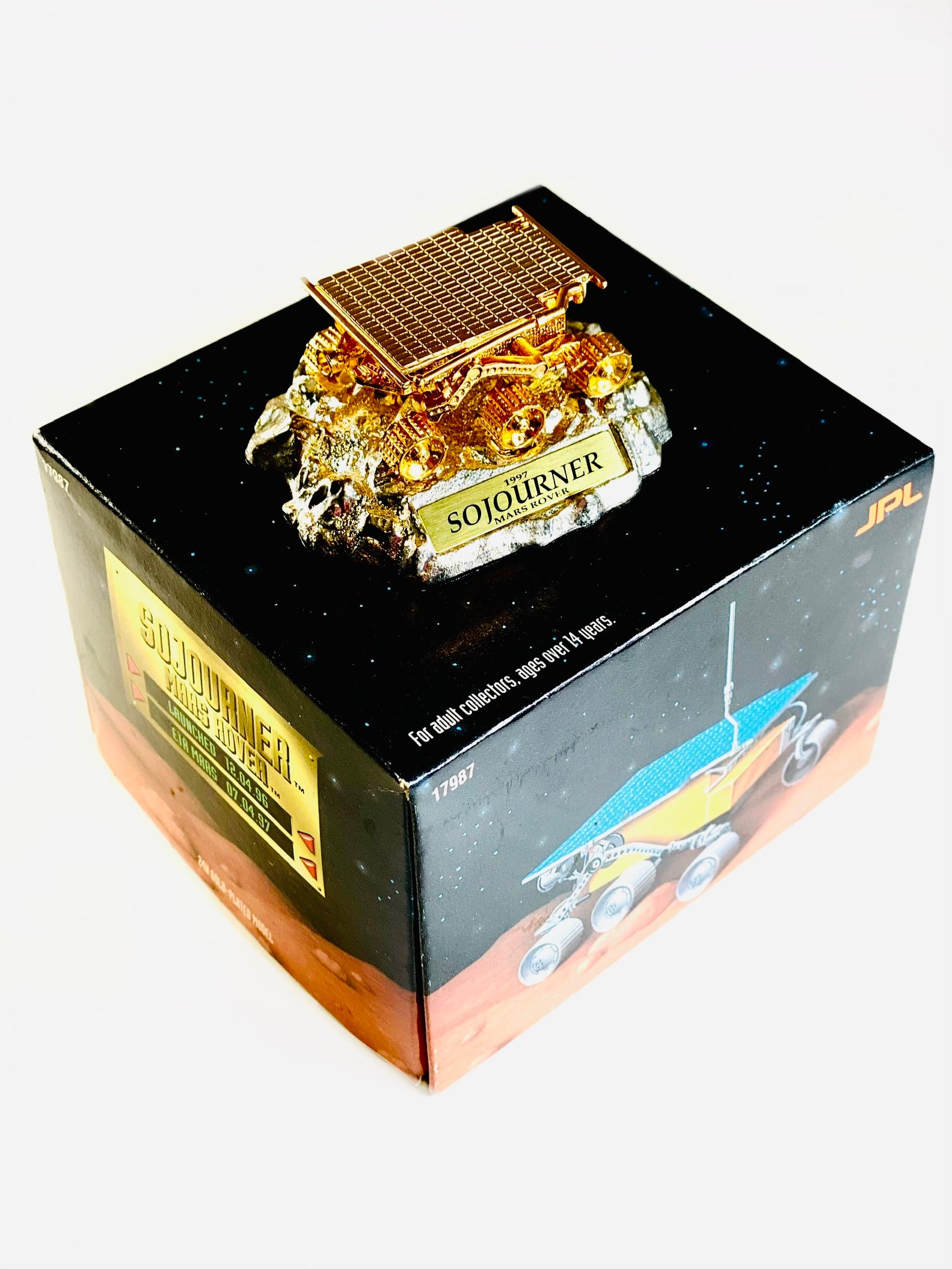 名作 MSR HOLLER ホーラー Hot Wheels Collectibles Sojourner Mars Rover JPL - Damaged Box