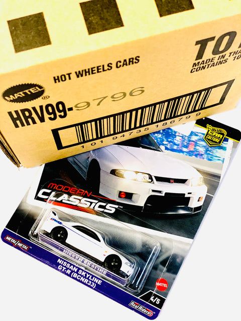 Hot Wheels 2024 Nissan Skyline GT-R R33 (BCNR33) Factory Sealed Solid Pack (10 Cars)