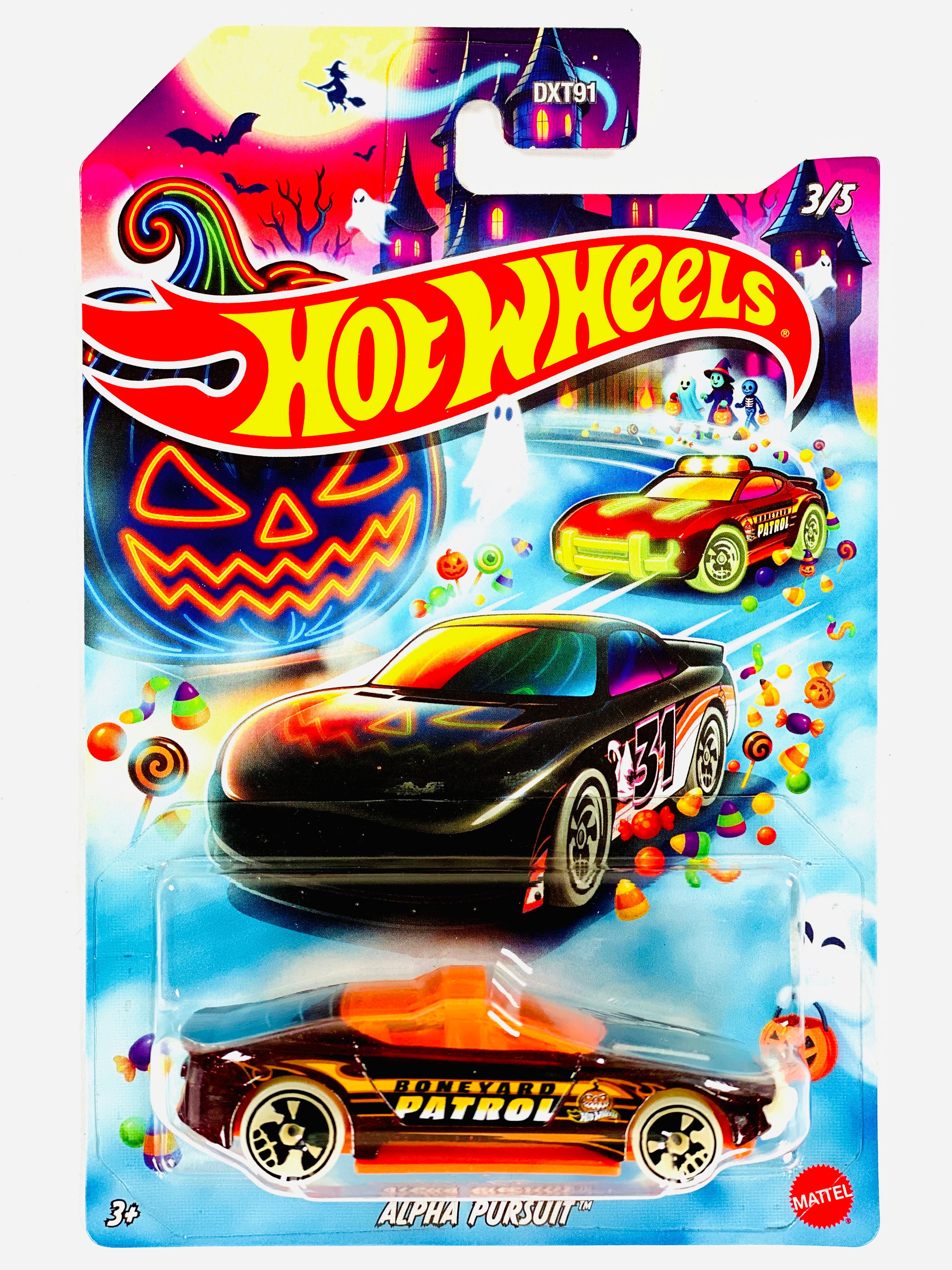 Hot Wheels 2026 Halloween Series Case J Alpha Pursuit (3/5