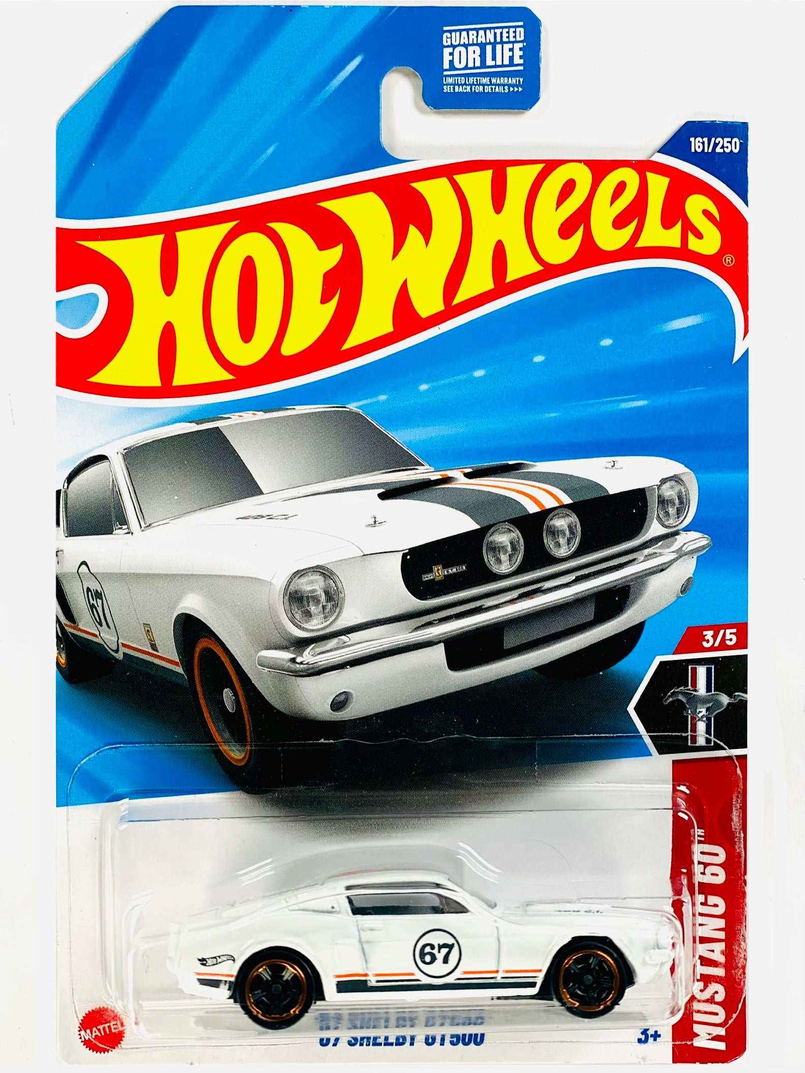 Hot Wheels 2025 Mustang 60th '67 Shelby GT500 - Damaged Card