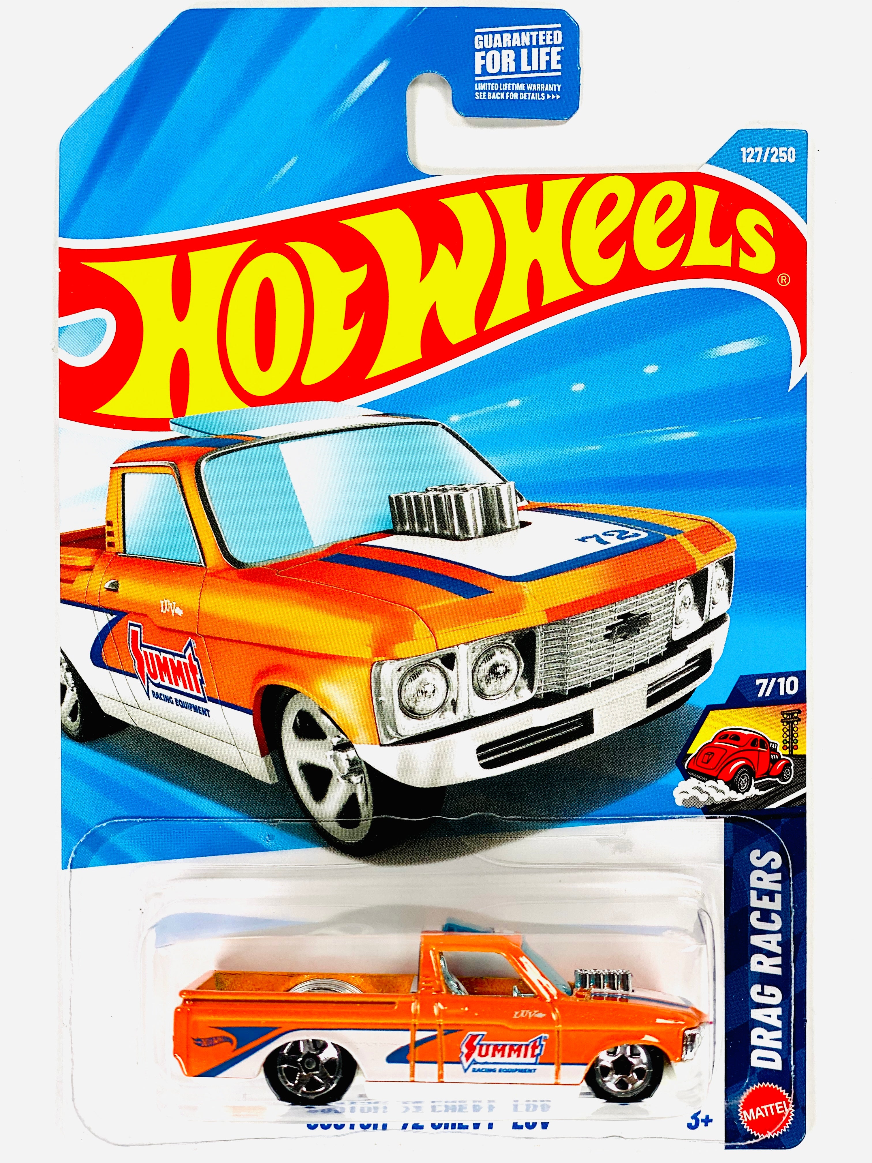 Hot Wheels Drag Racers Custom '72 Chevy Luv Orange (127/250