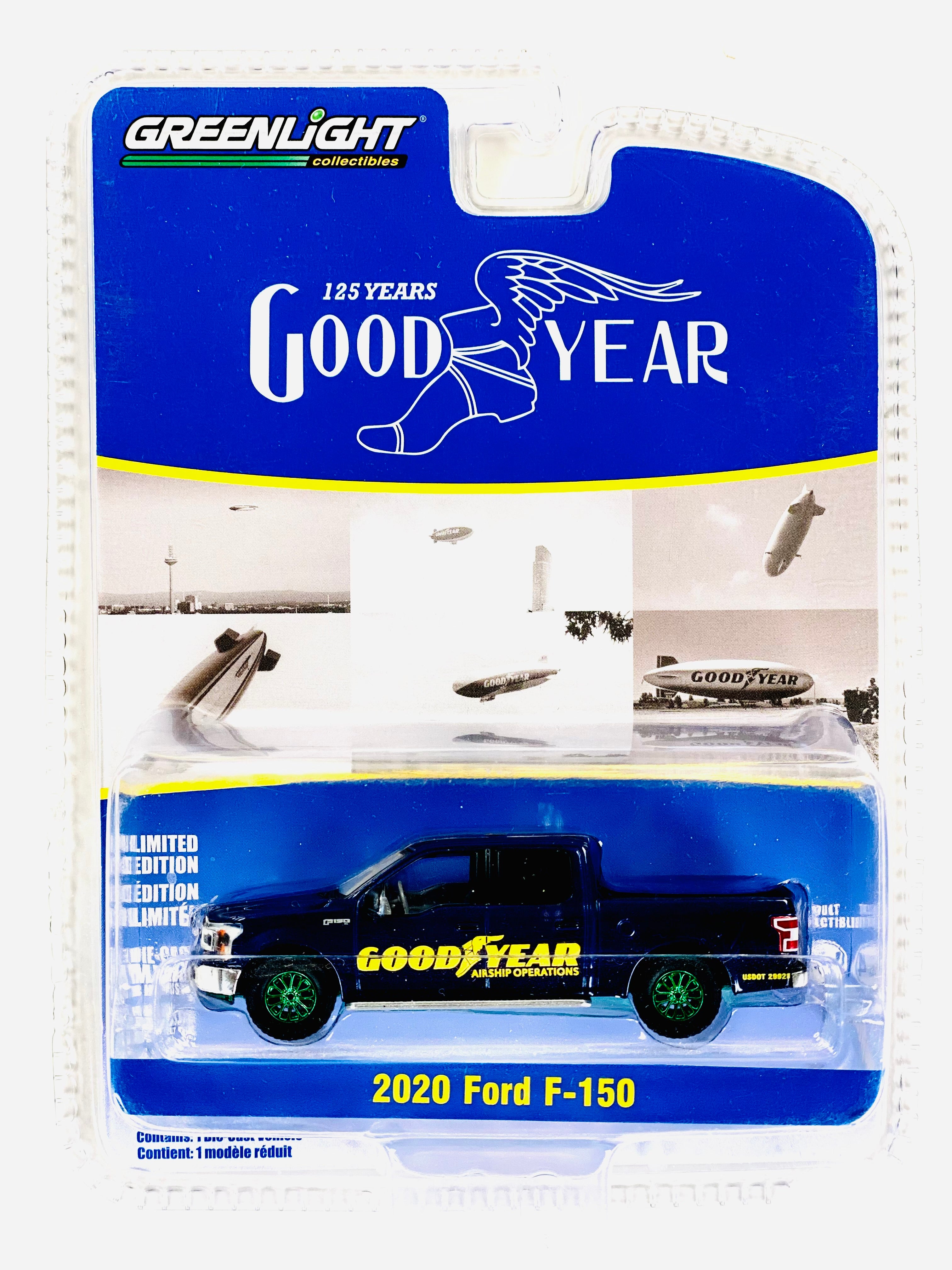 グリーンライト　グッドイヤー　2020　フォード　F-150　1/64 1/64 GREENLIGHT 125 YEARS GOODYEAR 2020 FORD F-150 PICKUP TRUCK
