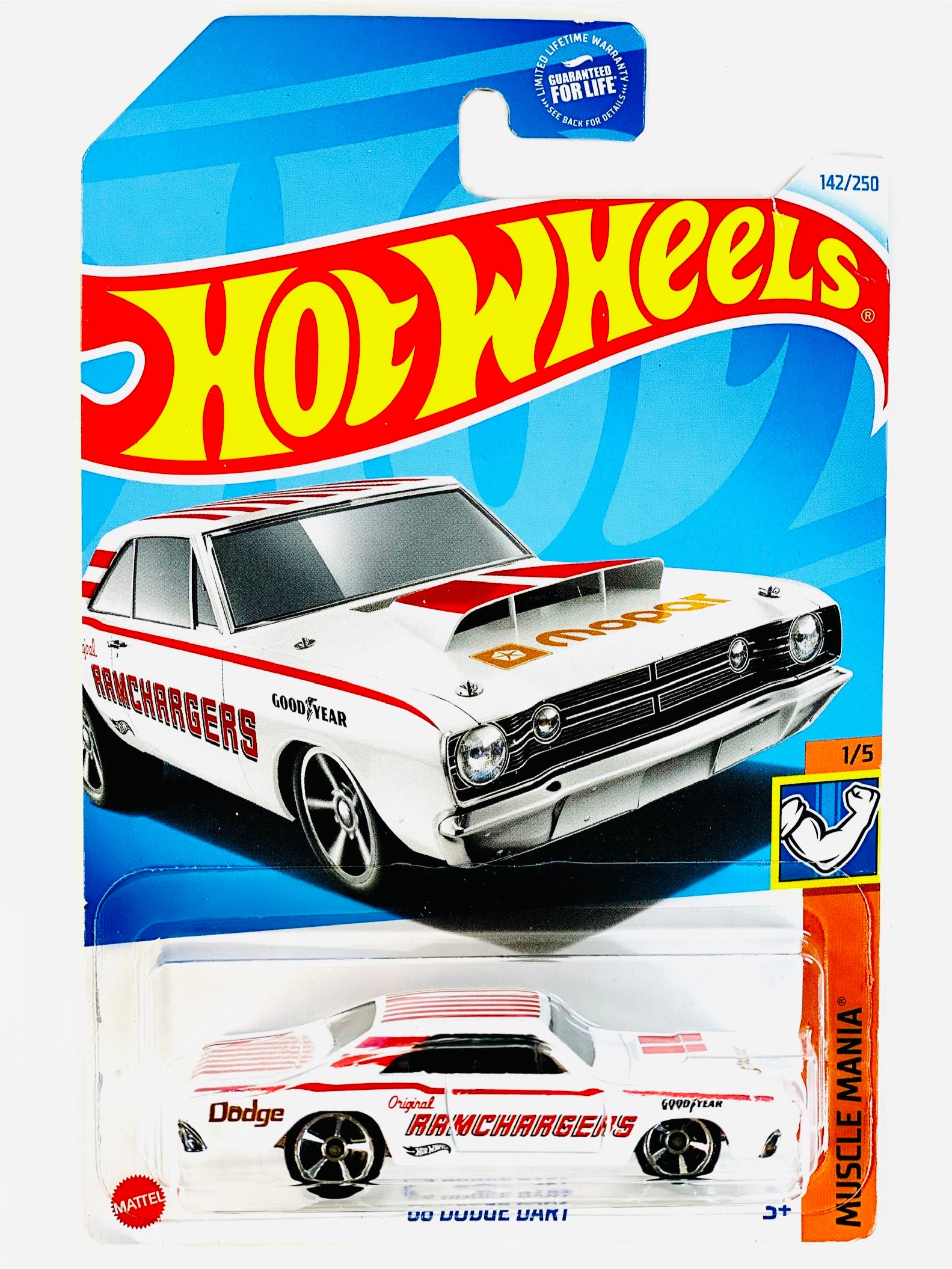 Hot Wheels 2022 Muscle Mania '68 Dodge Dart - Damaged Card