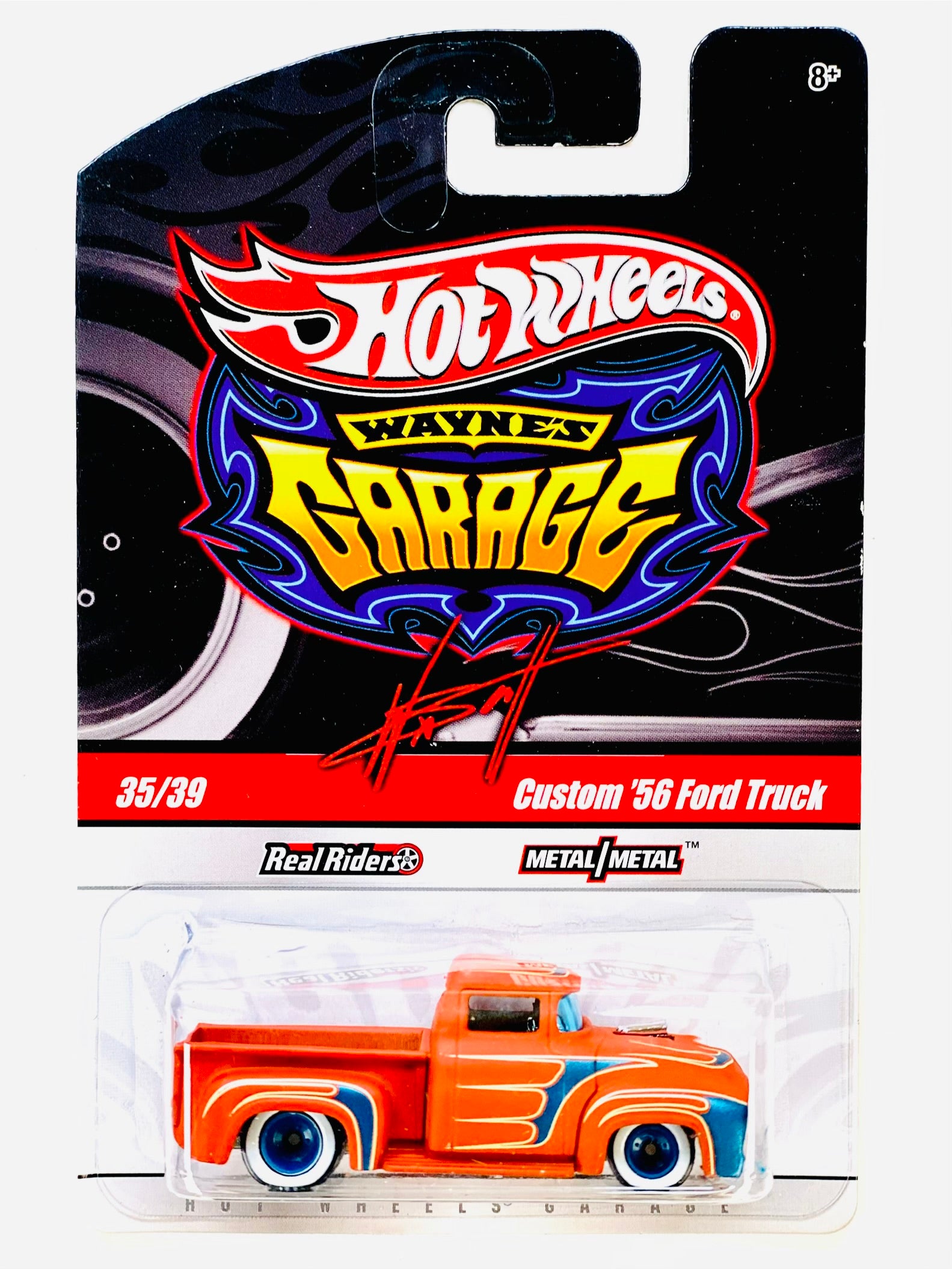 Hot Wheels Wayne's Garage カスタム'56フォード Hot Wheels Wayne's Garage Custom '56 Ford Truck - Damaged Card