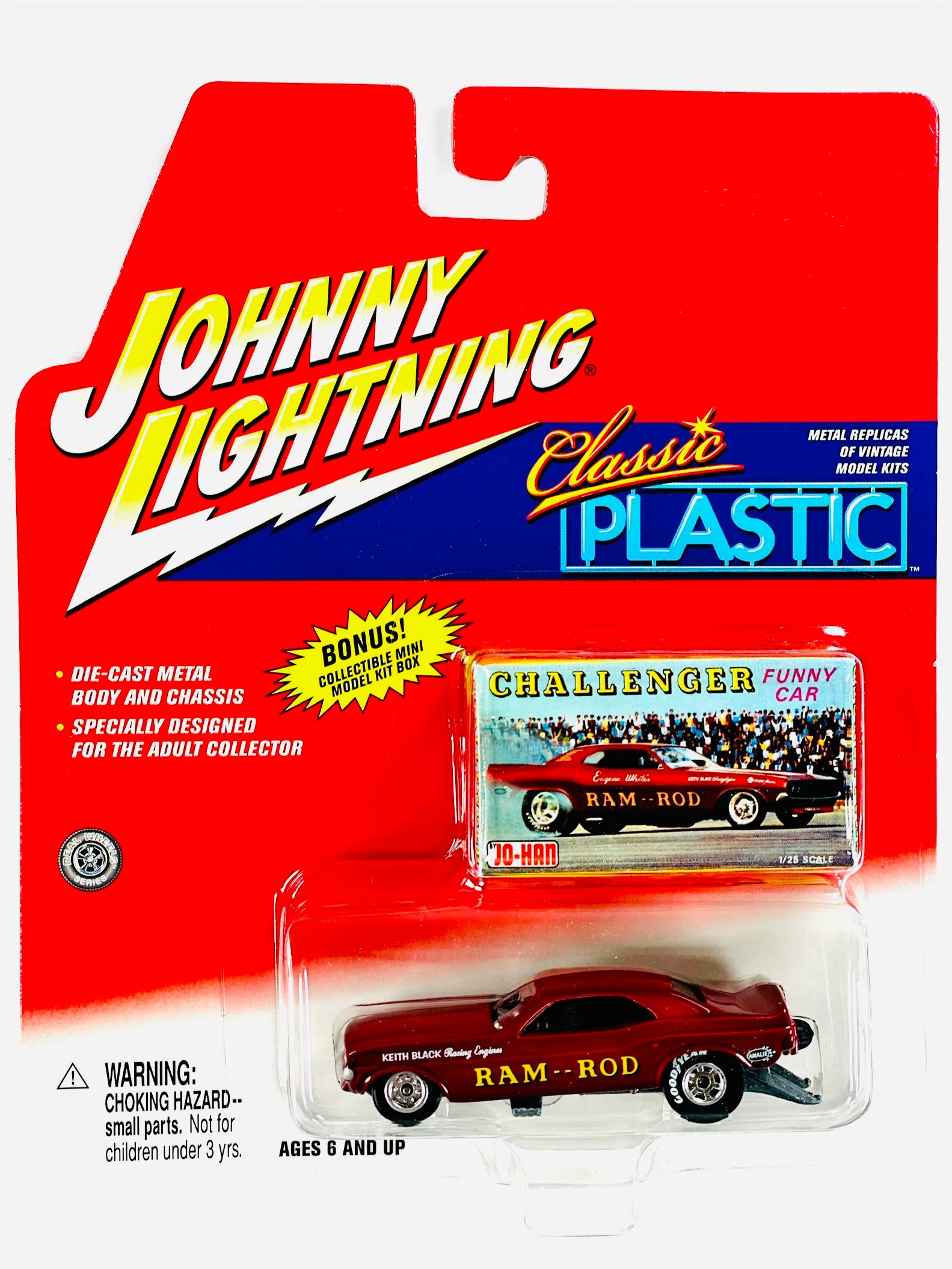Johnny Lightning 2002 Classic Plastic Challenger Funny Car