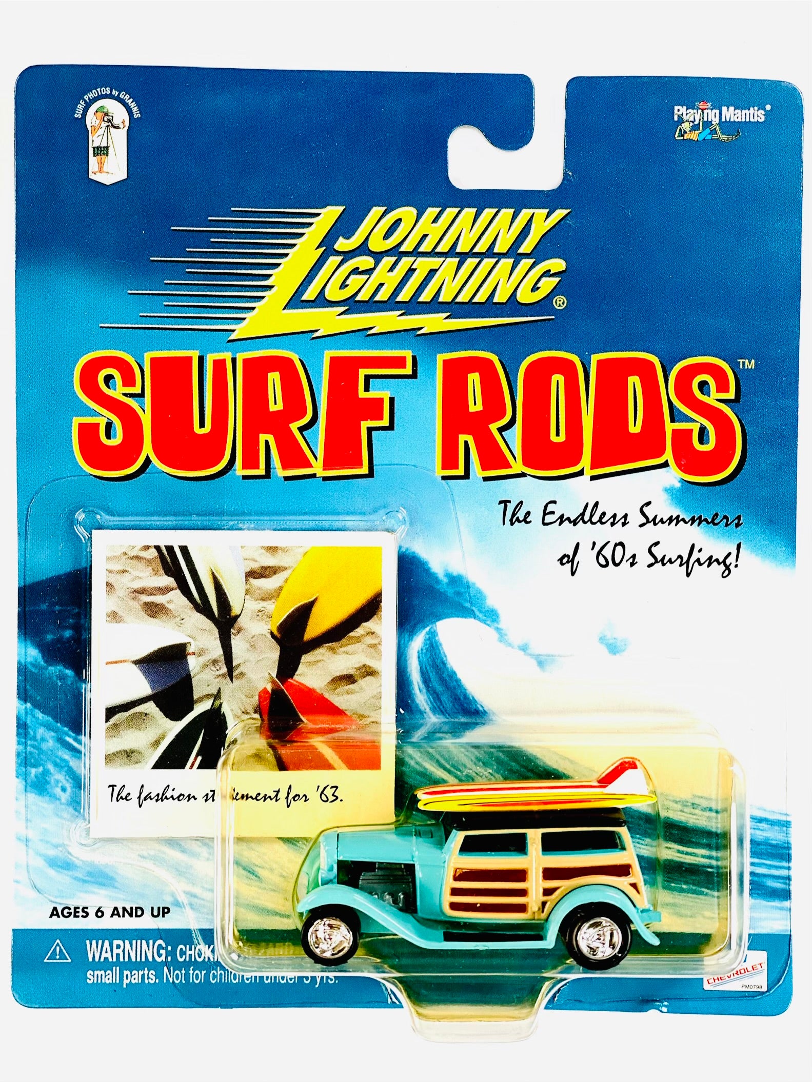 Johnny Lightning Surf Rods Da Surf Woody (Random Snapshot