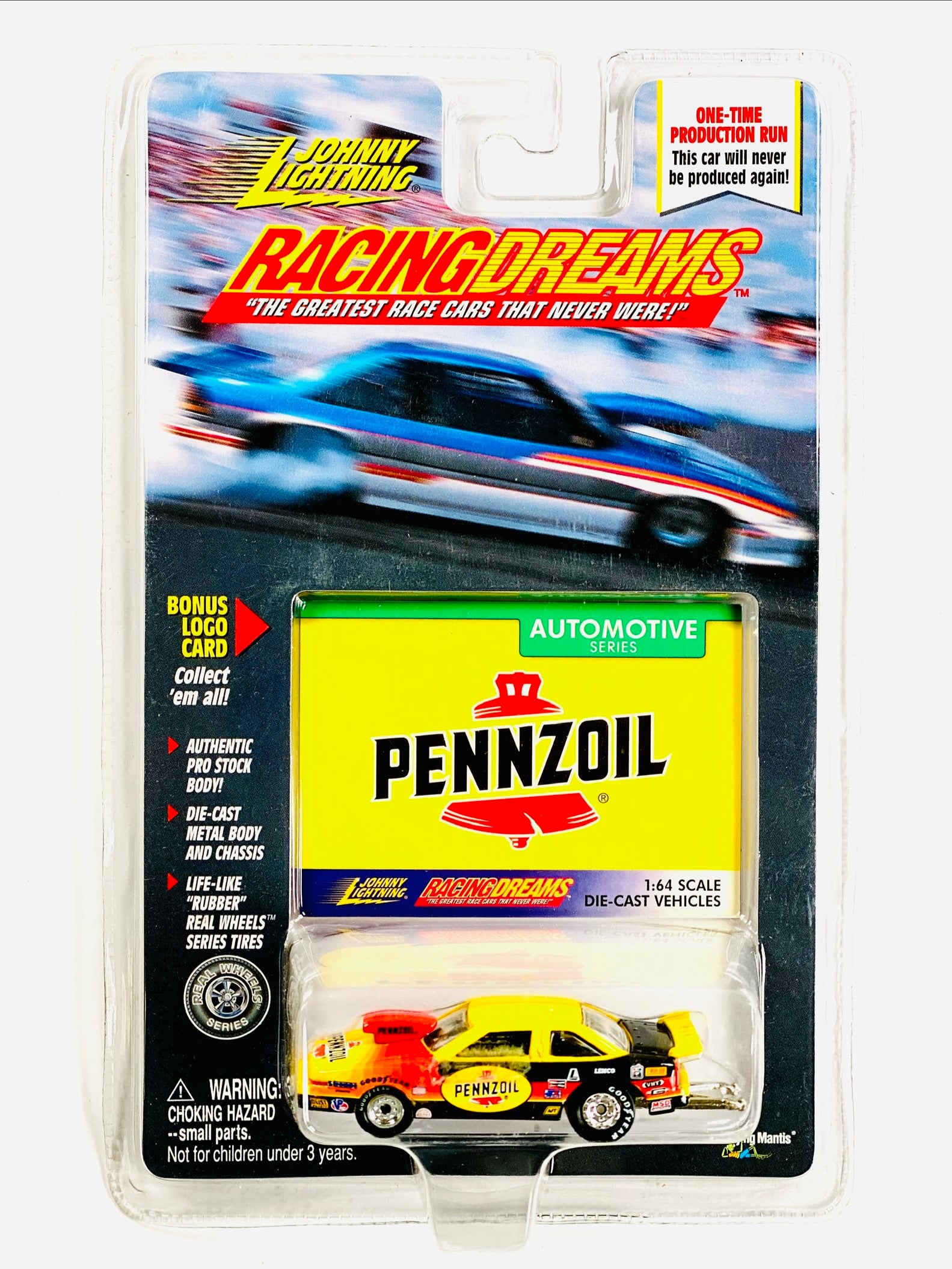 Johnny Lightning ミニカー （全10点） Johnny Lightning Racing Dreams Automotive Series Pennzoil Car